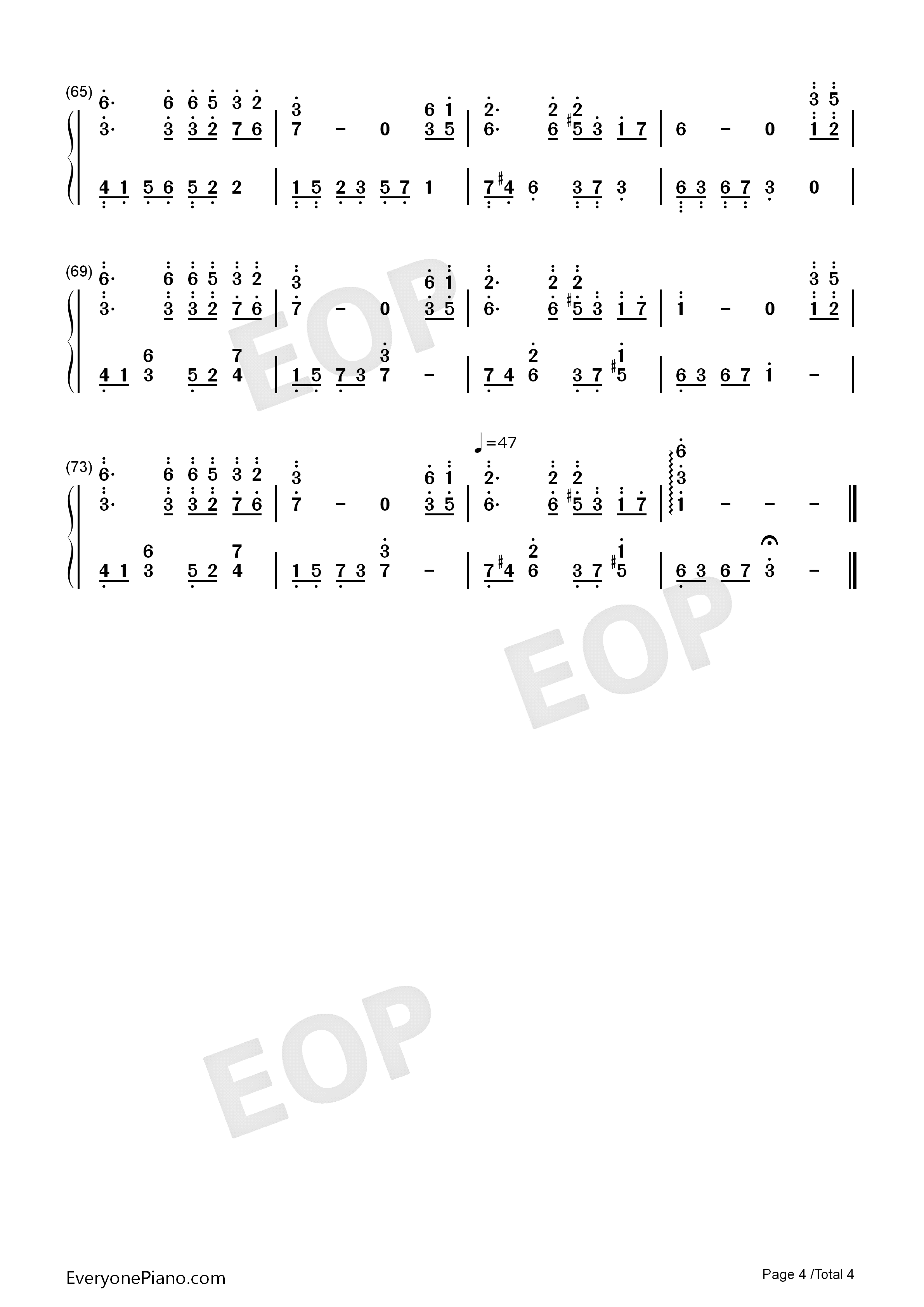 白月光钢琴简谱_张信哲演唱