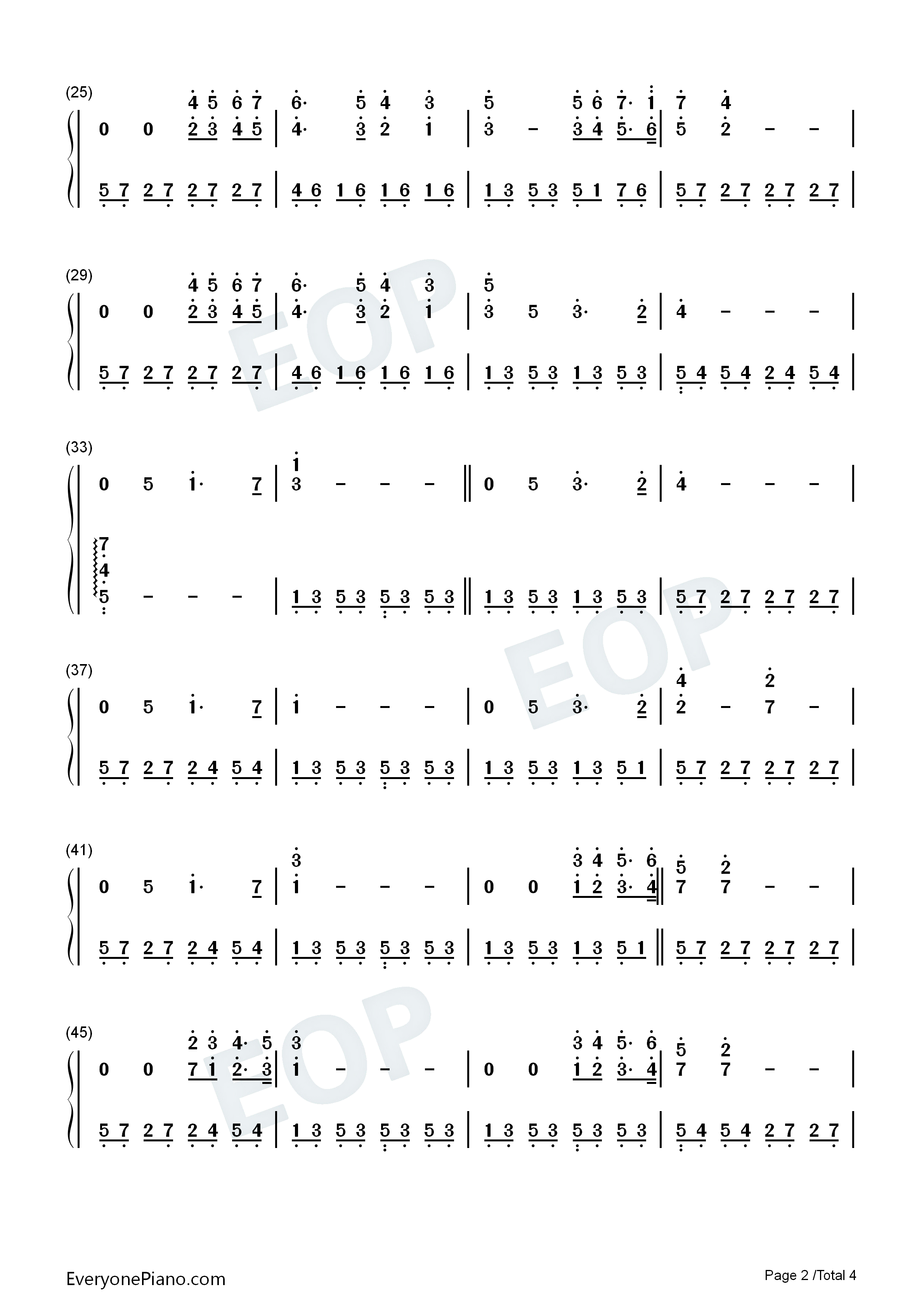 I_Have_a_Dream钢琴简谱_ABBA演唱