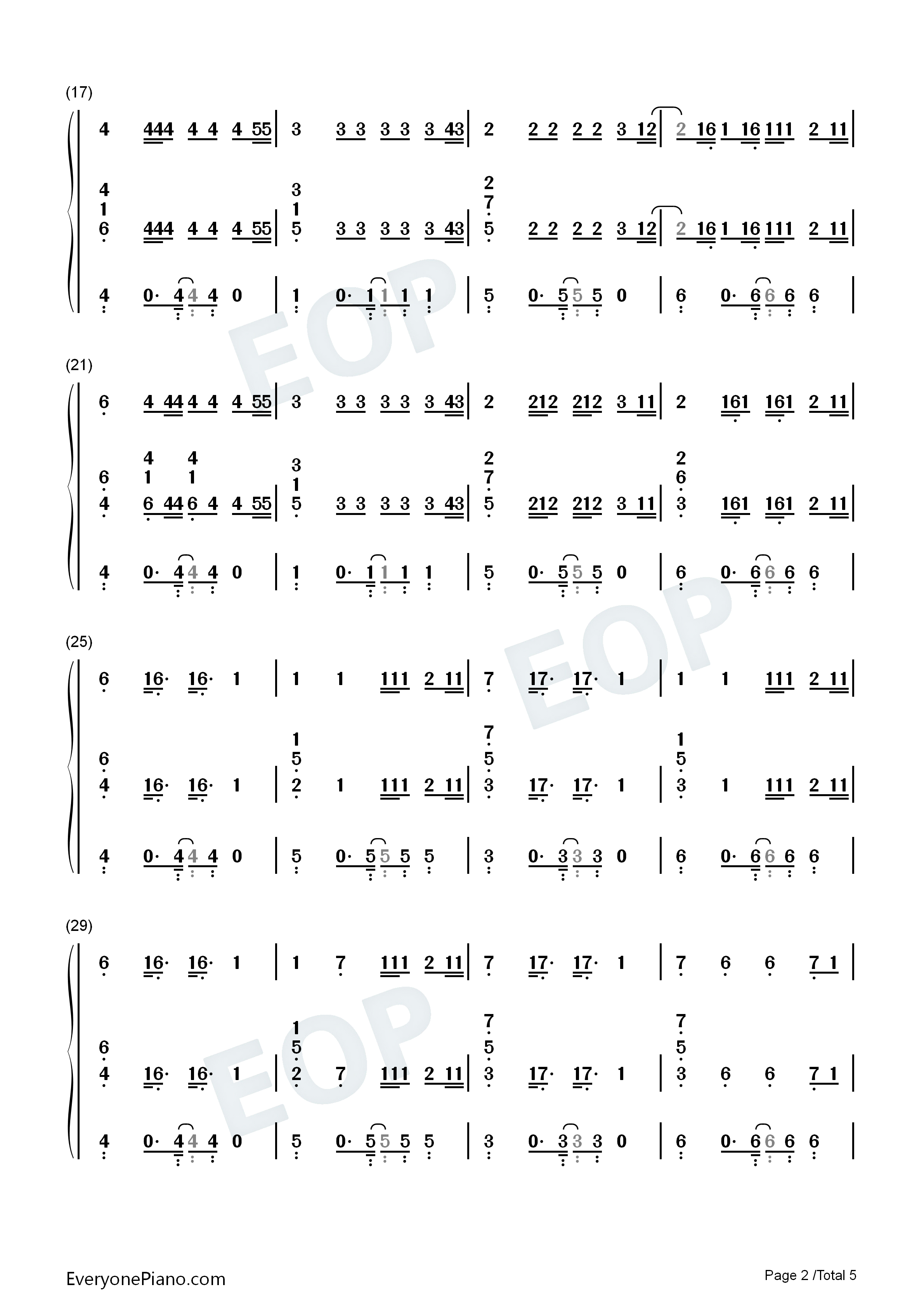 Umbrella钢琴简谱_Rihanna演唱