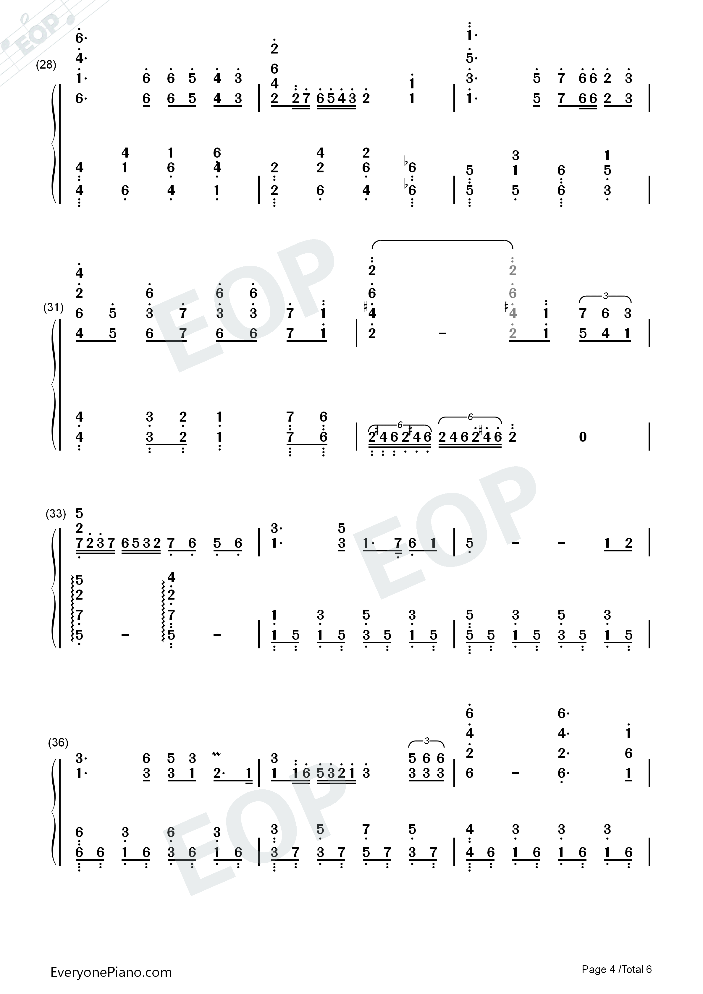 我爱你中国钢琴简谱_叶佩英演唱