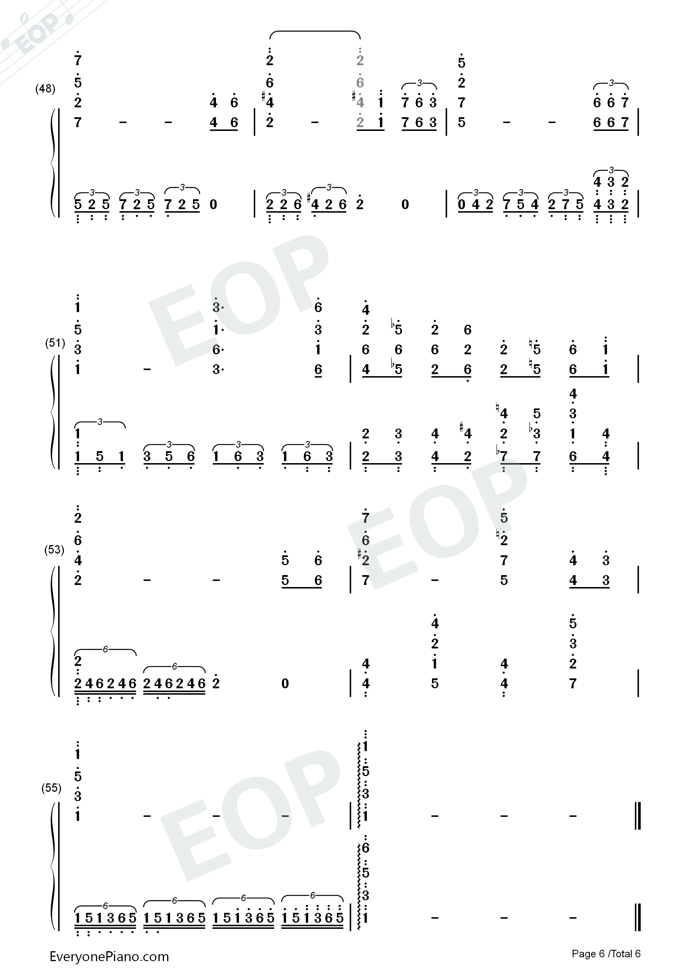 我爱你中国钢琴简谱_叶佩英演唱