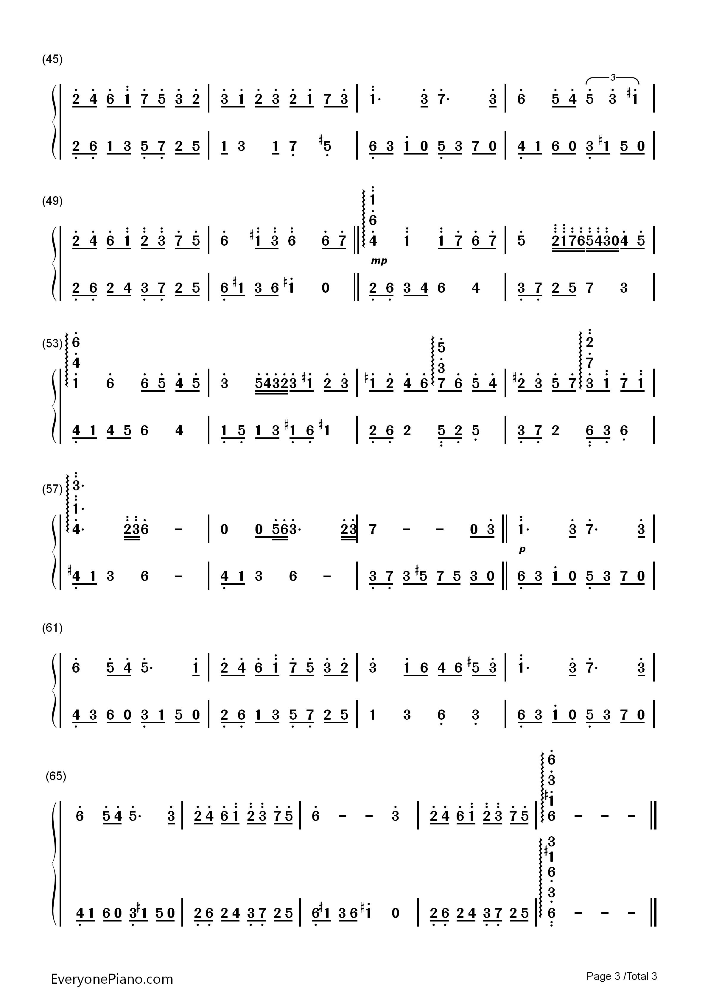 更替的四季钢琴简谱_久石让__Joe_Hisaishi_Hayao_Miyazaki演唱