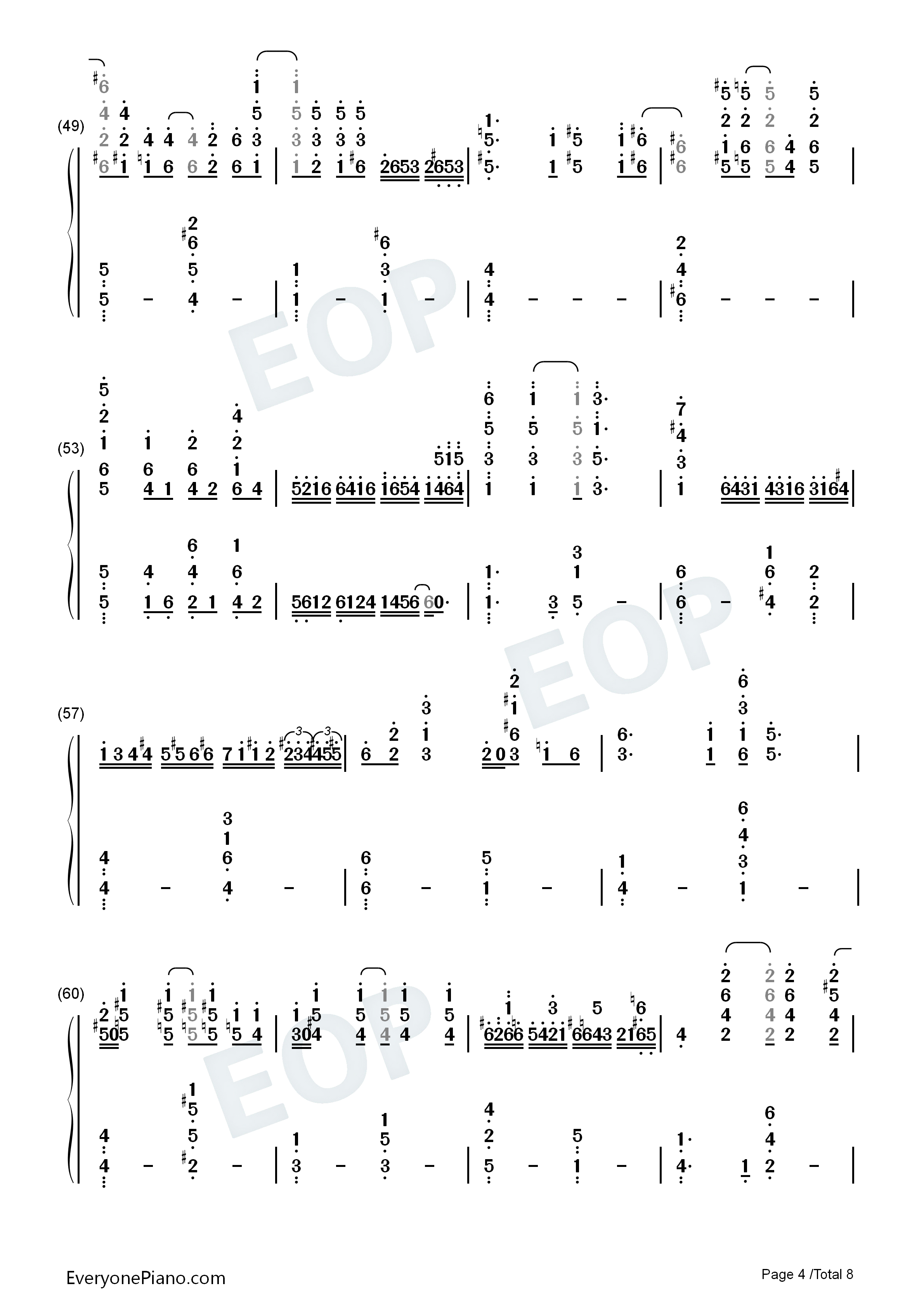 Just_the_Way_You_Are钢琴简谱_Billy_Joel演唱