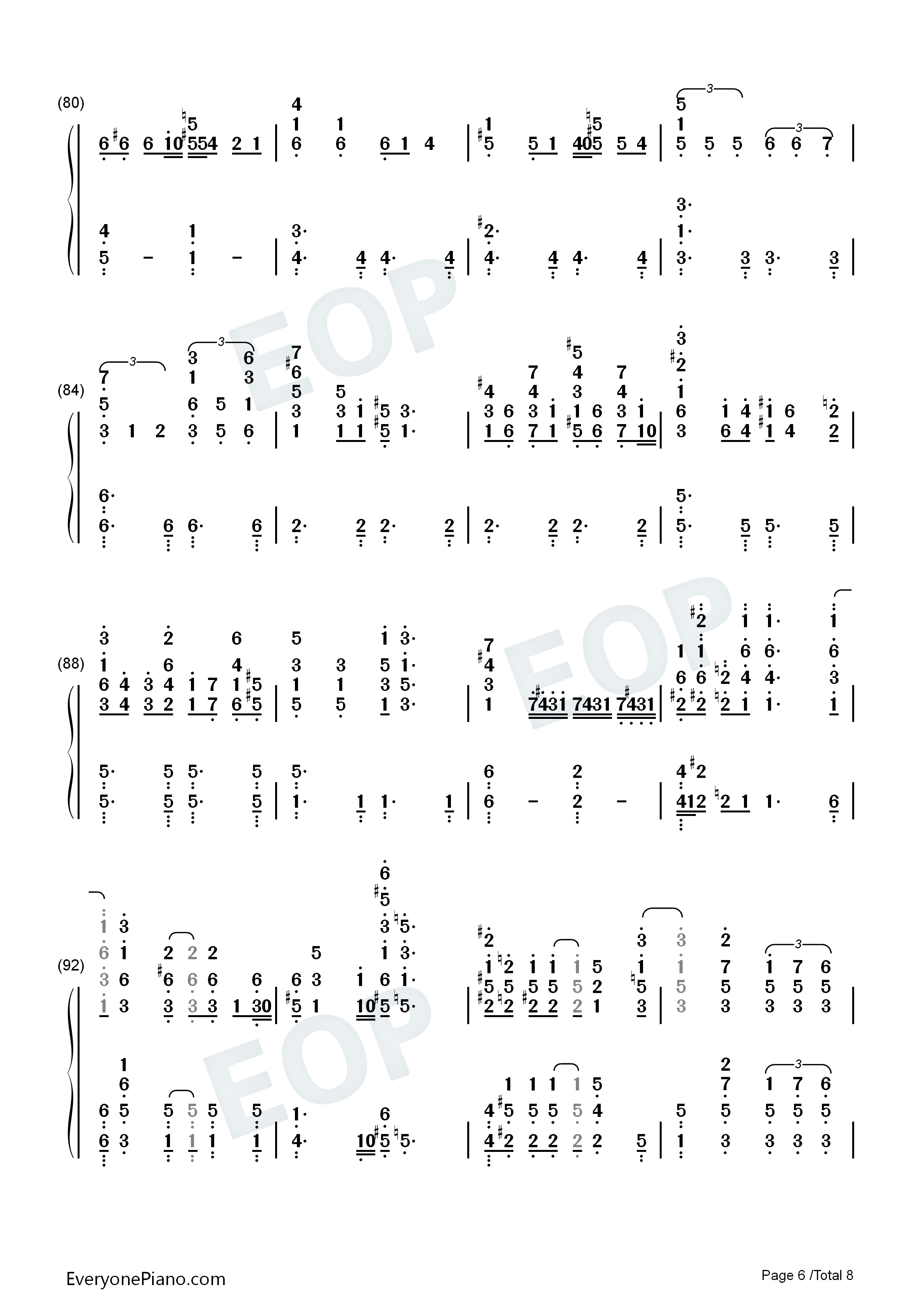 Just_the_Way_You_Are钢琴简谱_Billy_Joel演唱