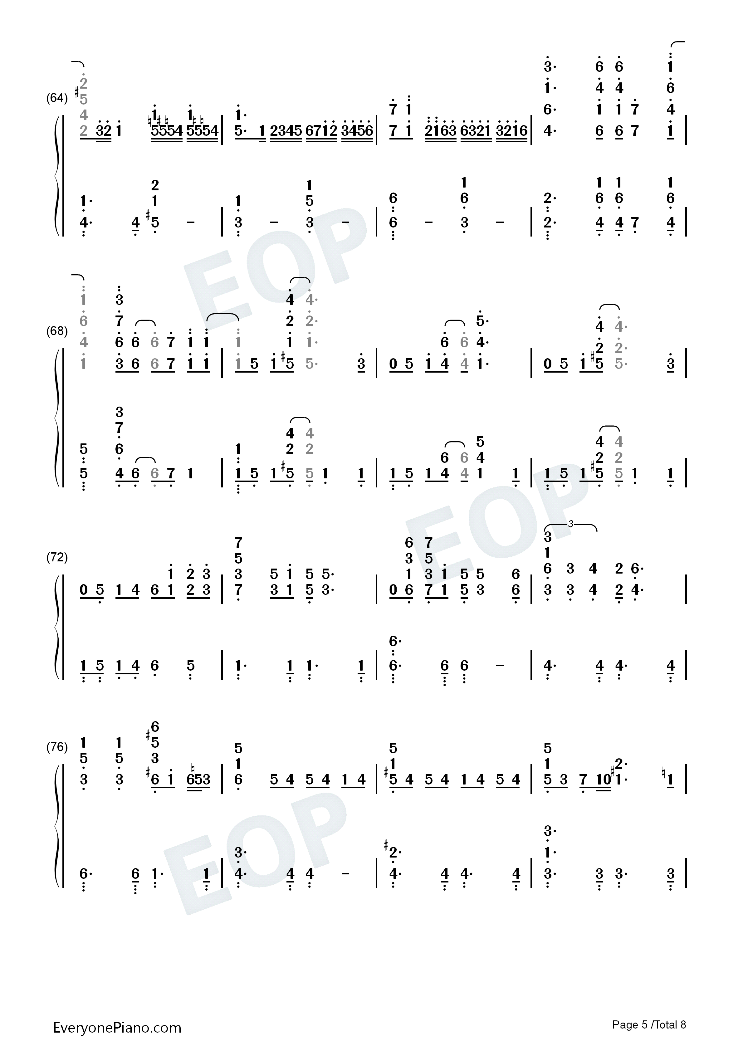 Just_the_Way_You_Are钢琴简谱_Billy_Joel演唱