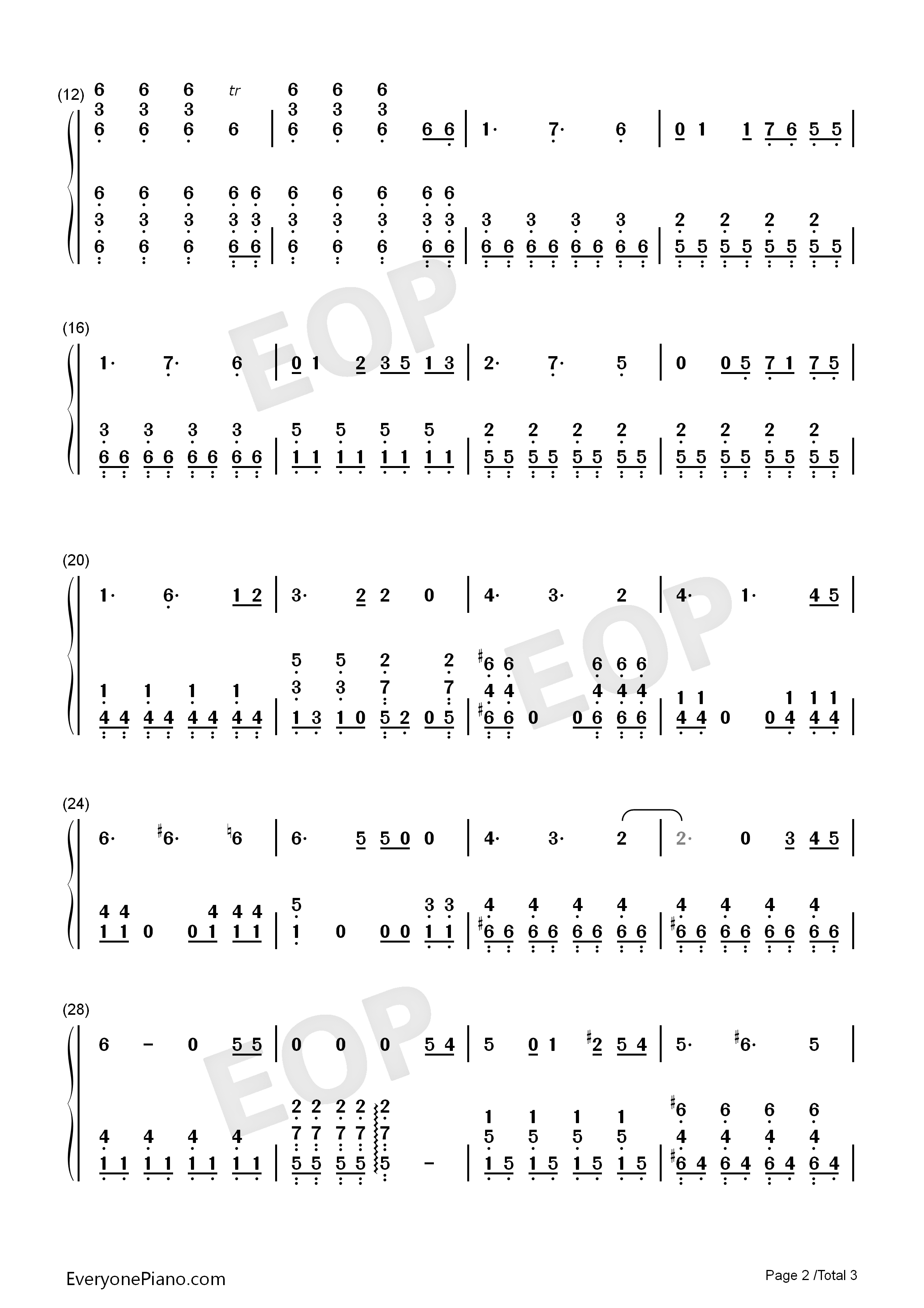 Resuscitated_Hope钢琴简谱_コミネリサ_小峰理纱演唱