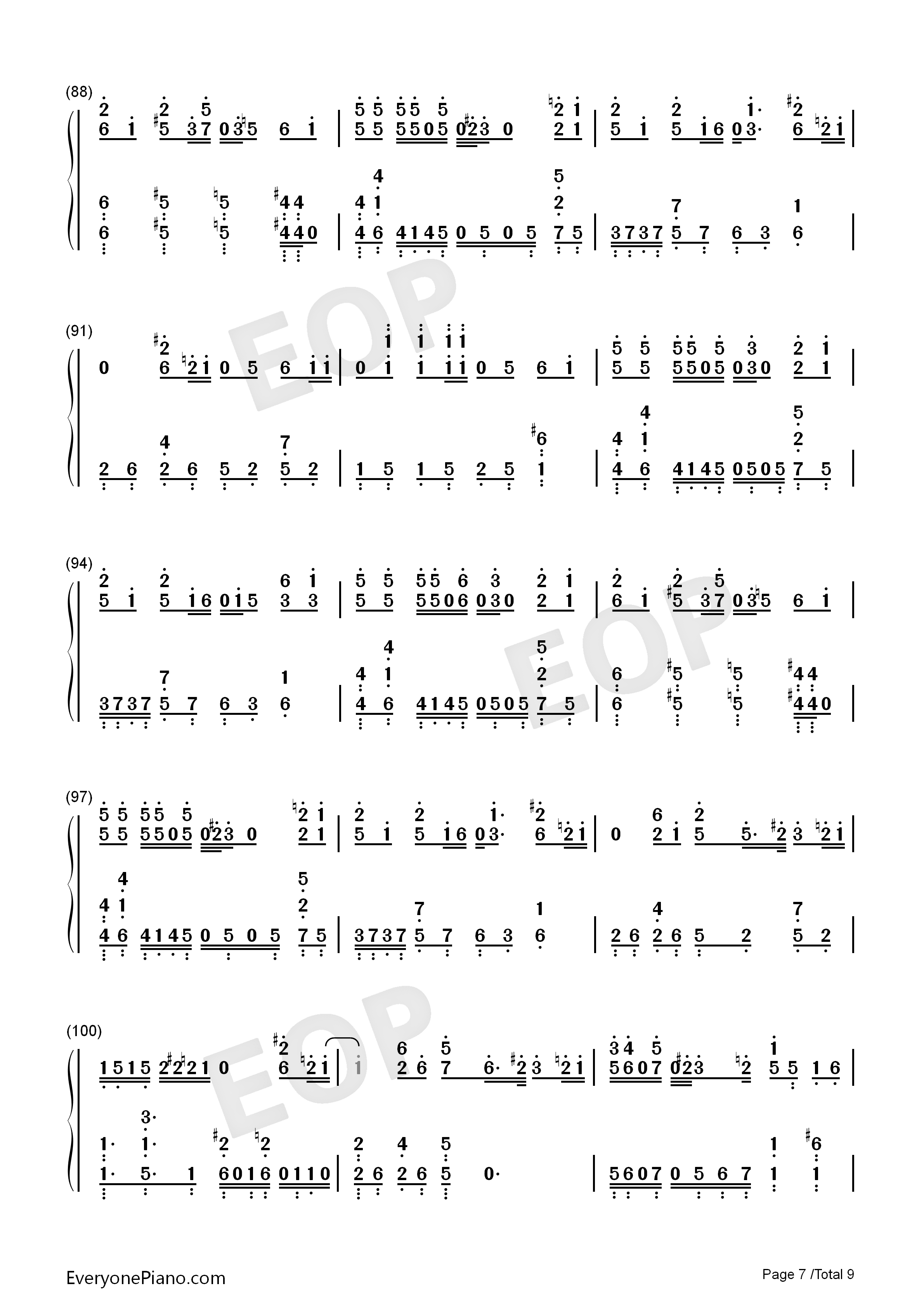 夕景イエスタデイ钢琴简谱_じん_(自然の敌P)演唱