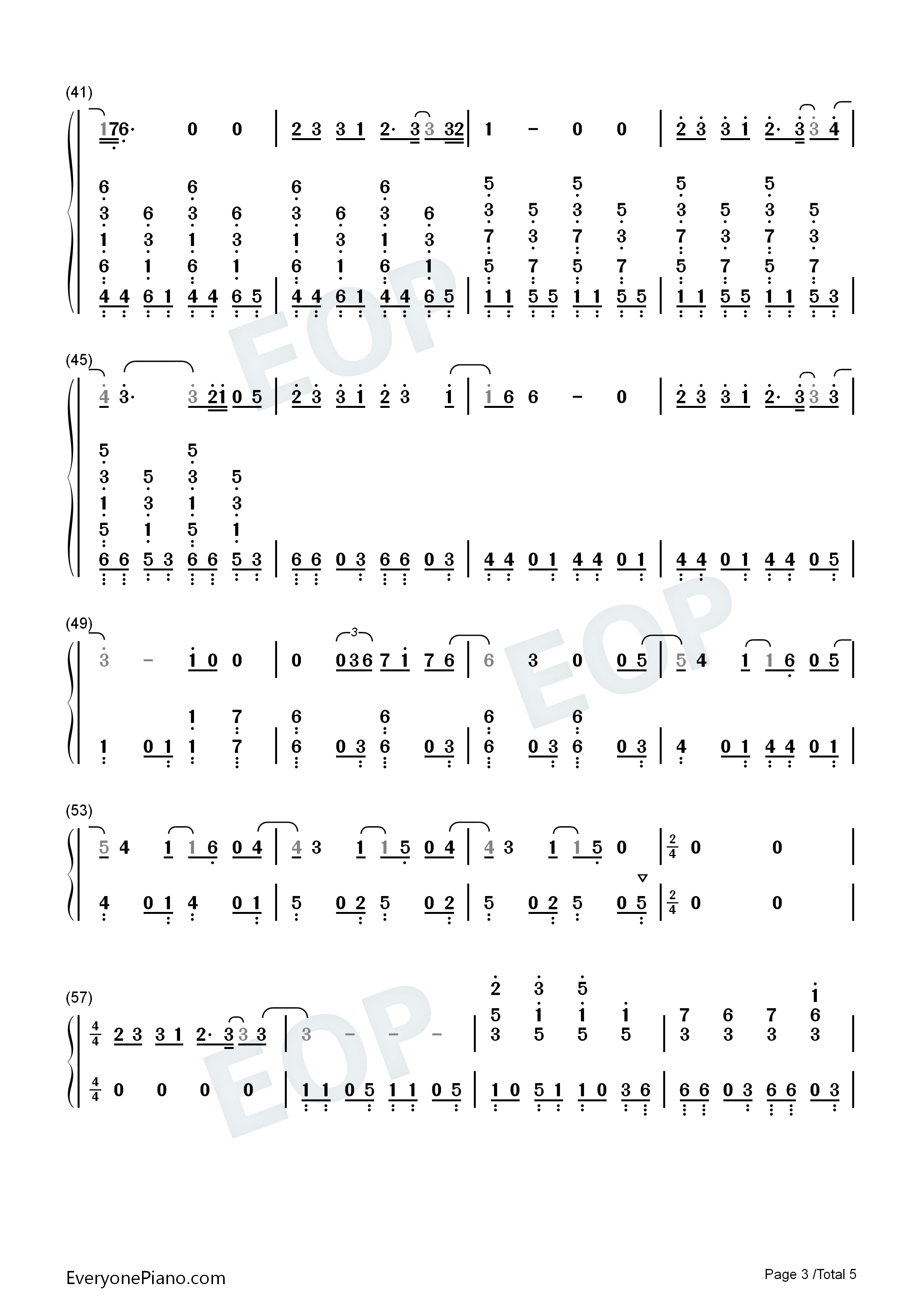 Only_Love_Can_Hurt_Like_This钢琴简谱_Paloma_Faith演唱