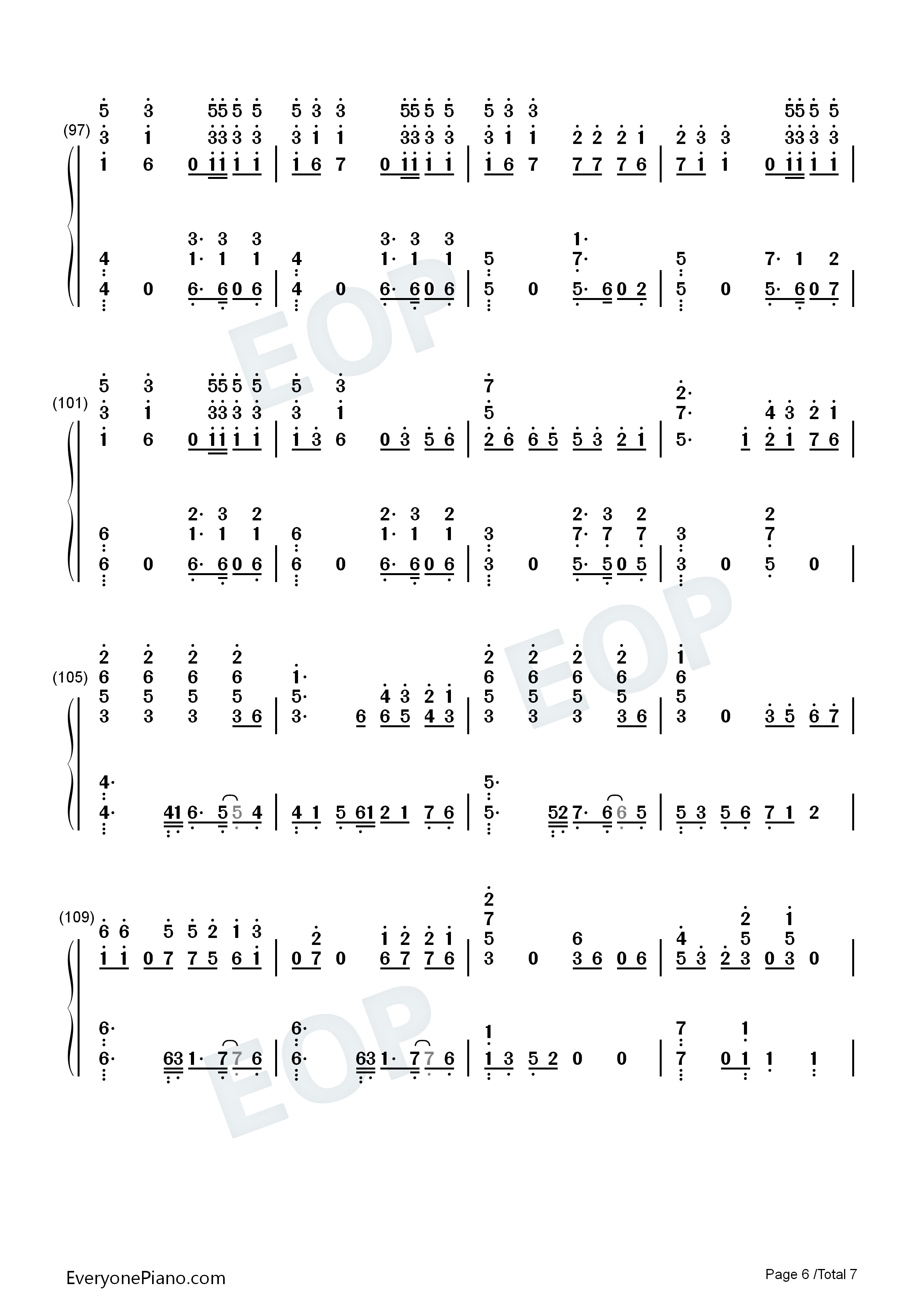 Moonlight钢琴简谱_EXO演唱