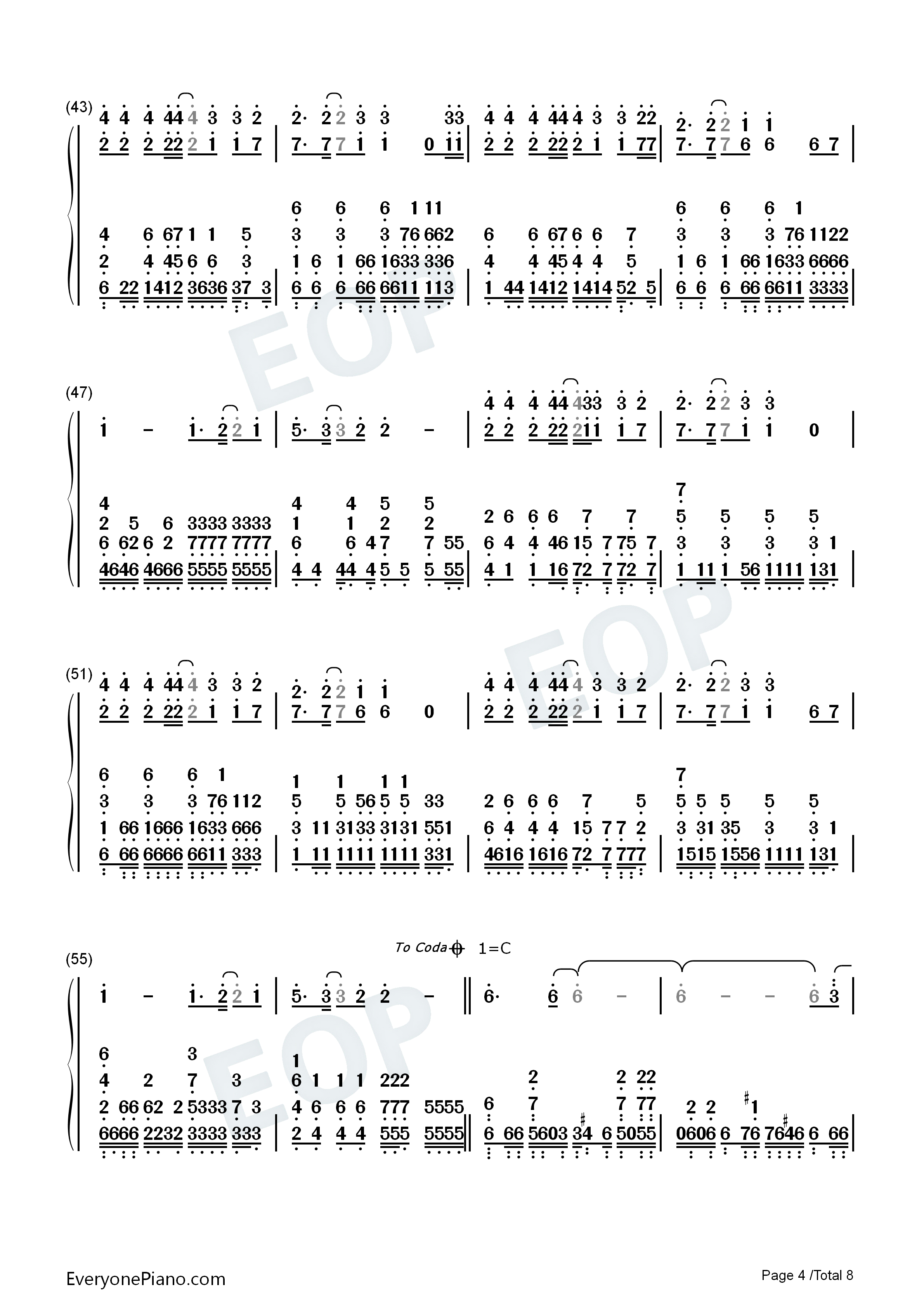 BEYOND_THE_TIME钢琴简谱_TM_NETWORK演唱