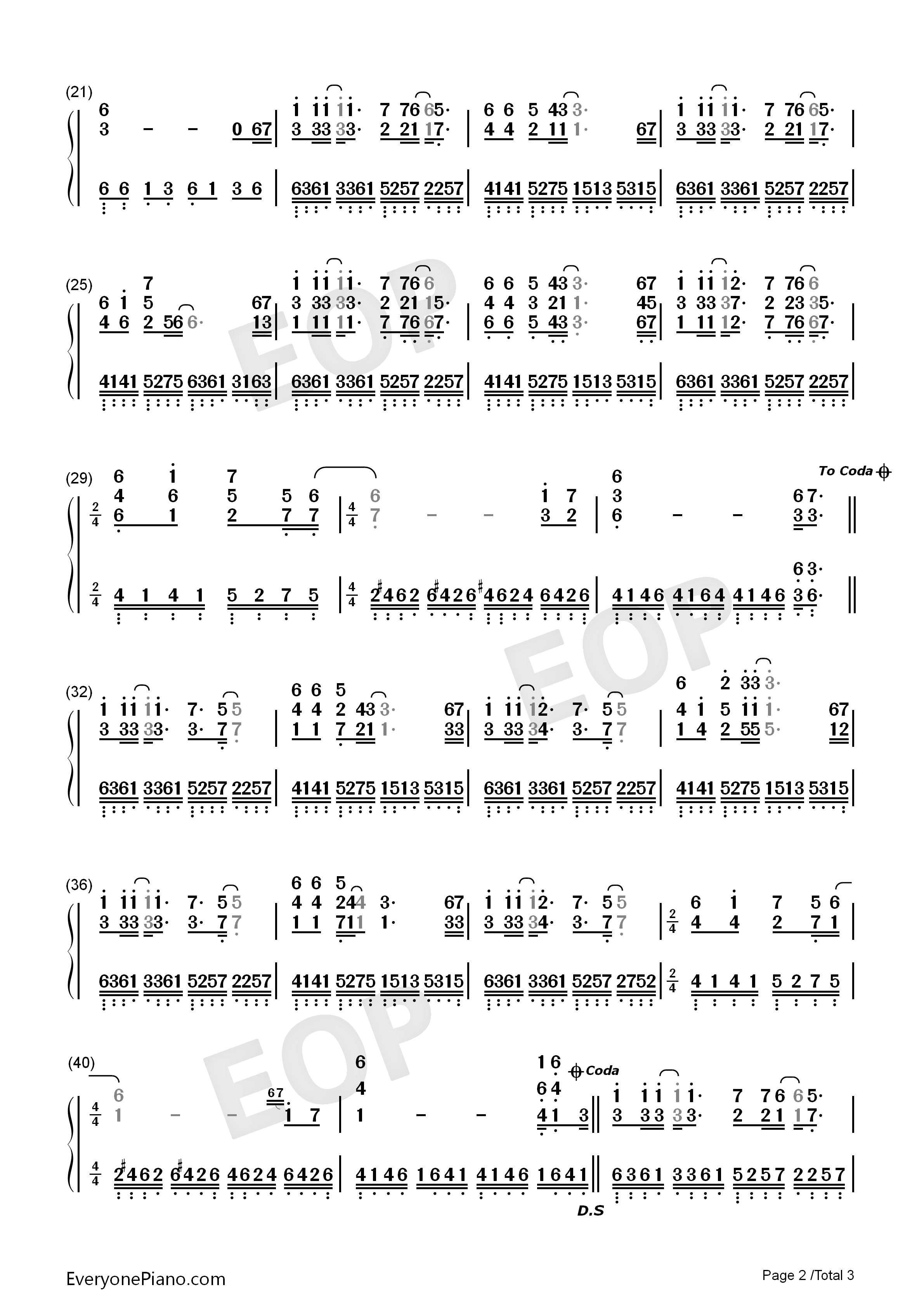秋天不回来钢琴简谱_王强演唱