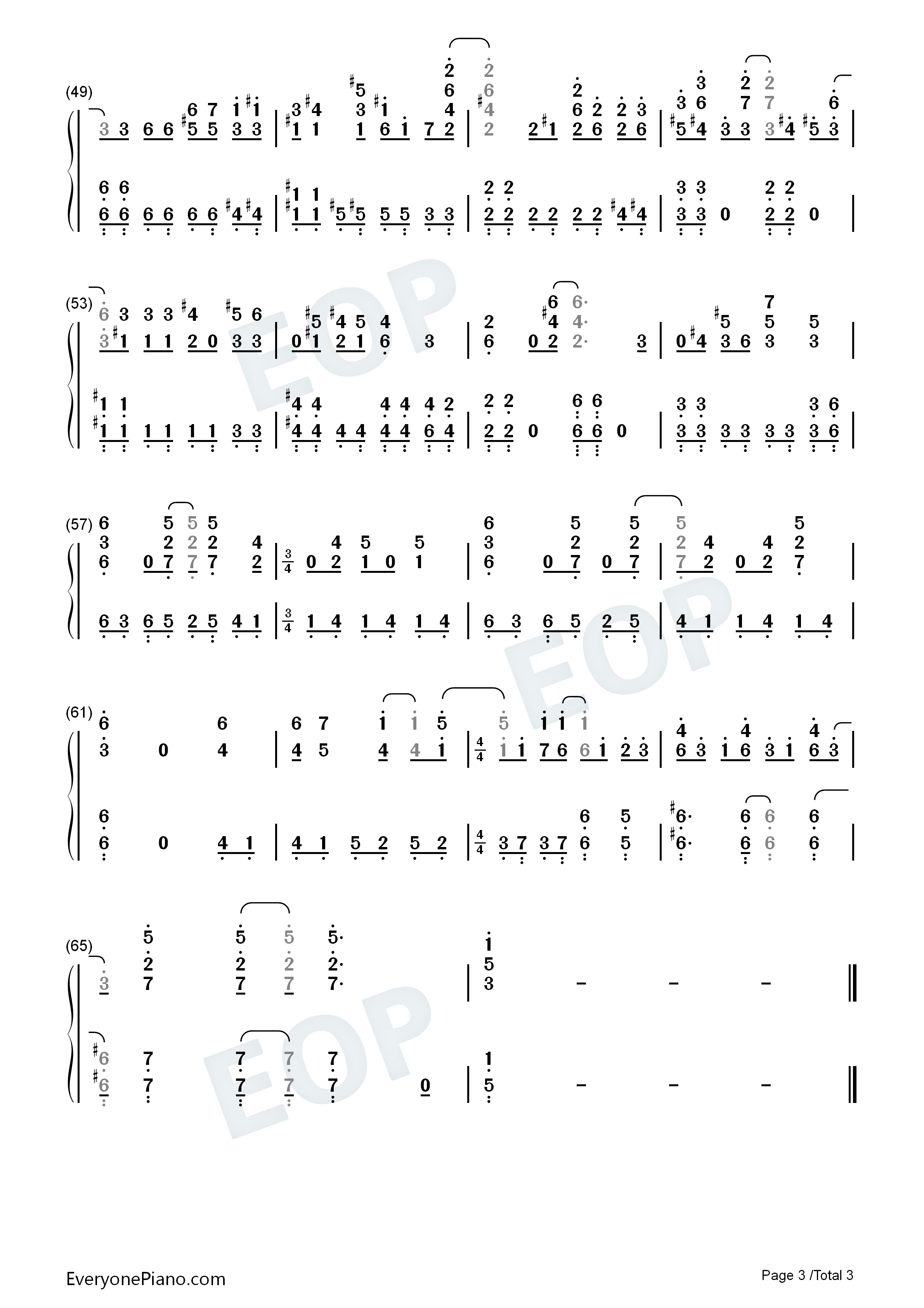 帰り道钢琴简谱_加藤英美里(八九寺真宵)演唱