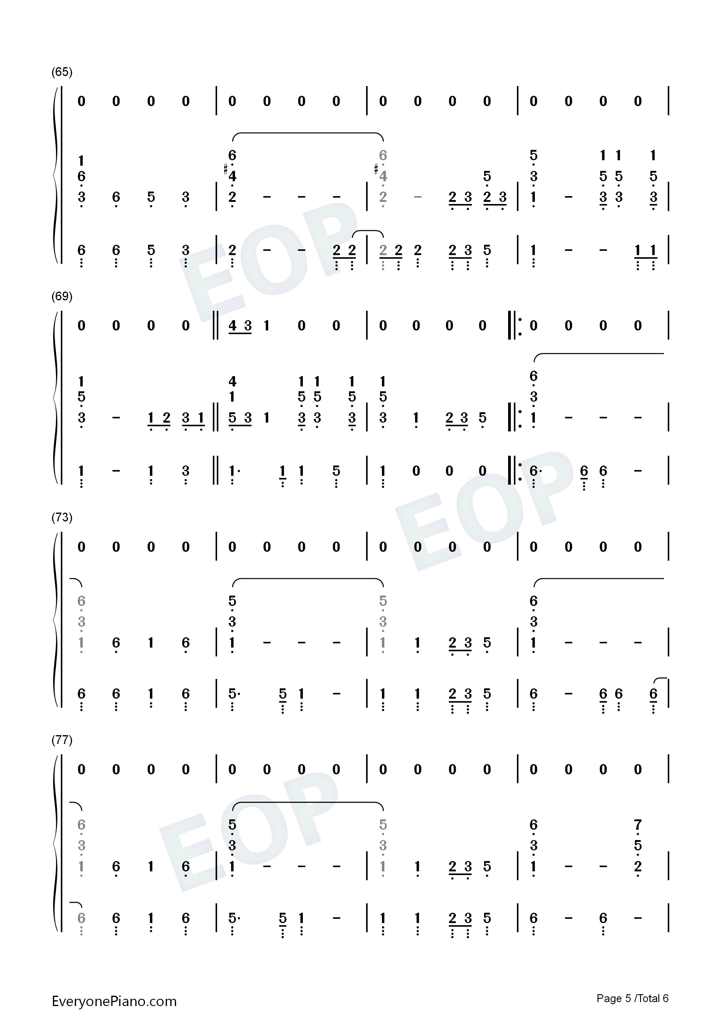 Wish_You_Were_Here钢琴简谱_Pink_Floyd演唱