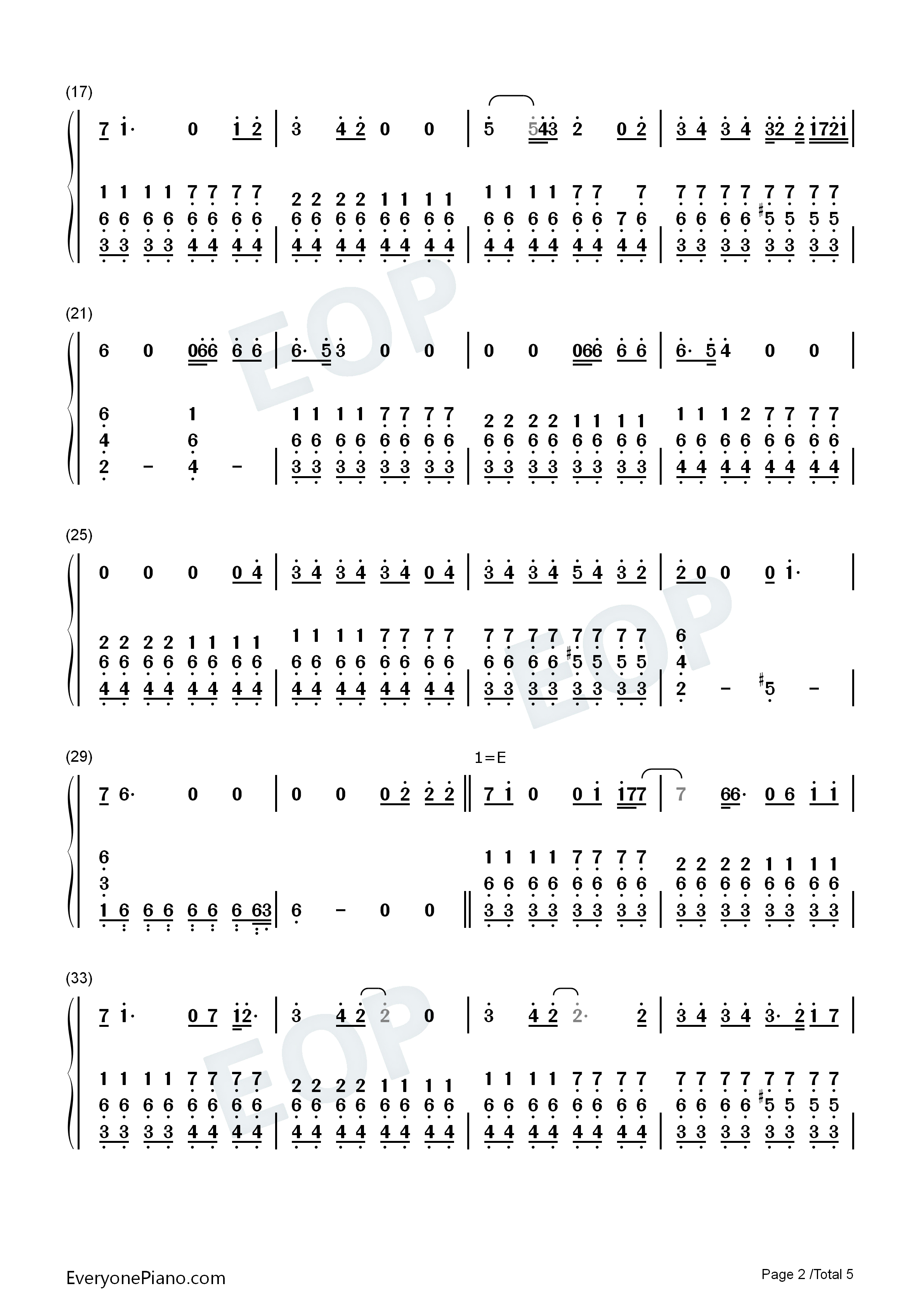 The_Show_Must_Go_On钢琴简谱_Queen演唱