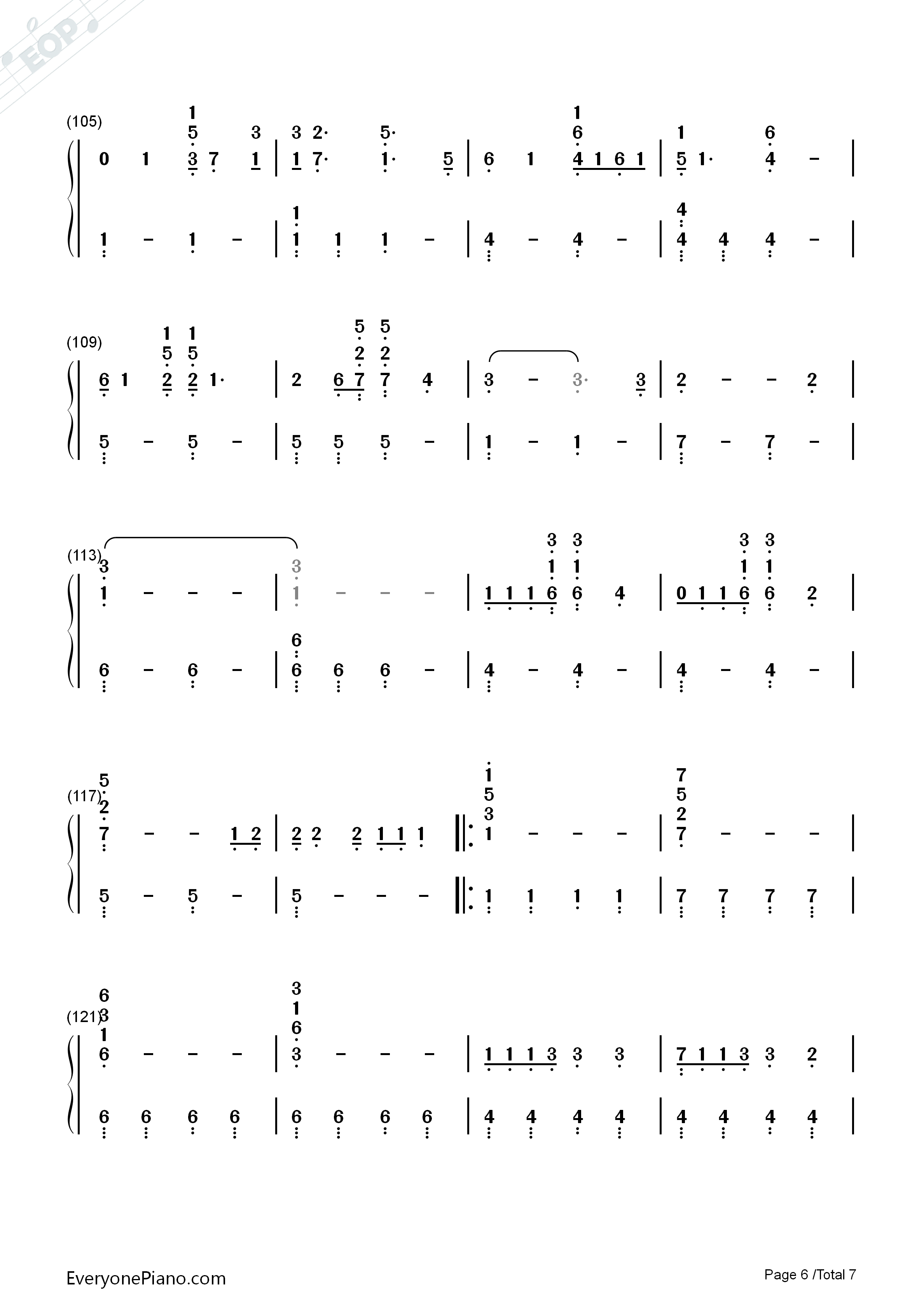 Begin_Again钢琴简谱_Taylor_Swift演唱