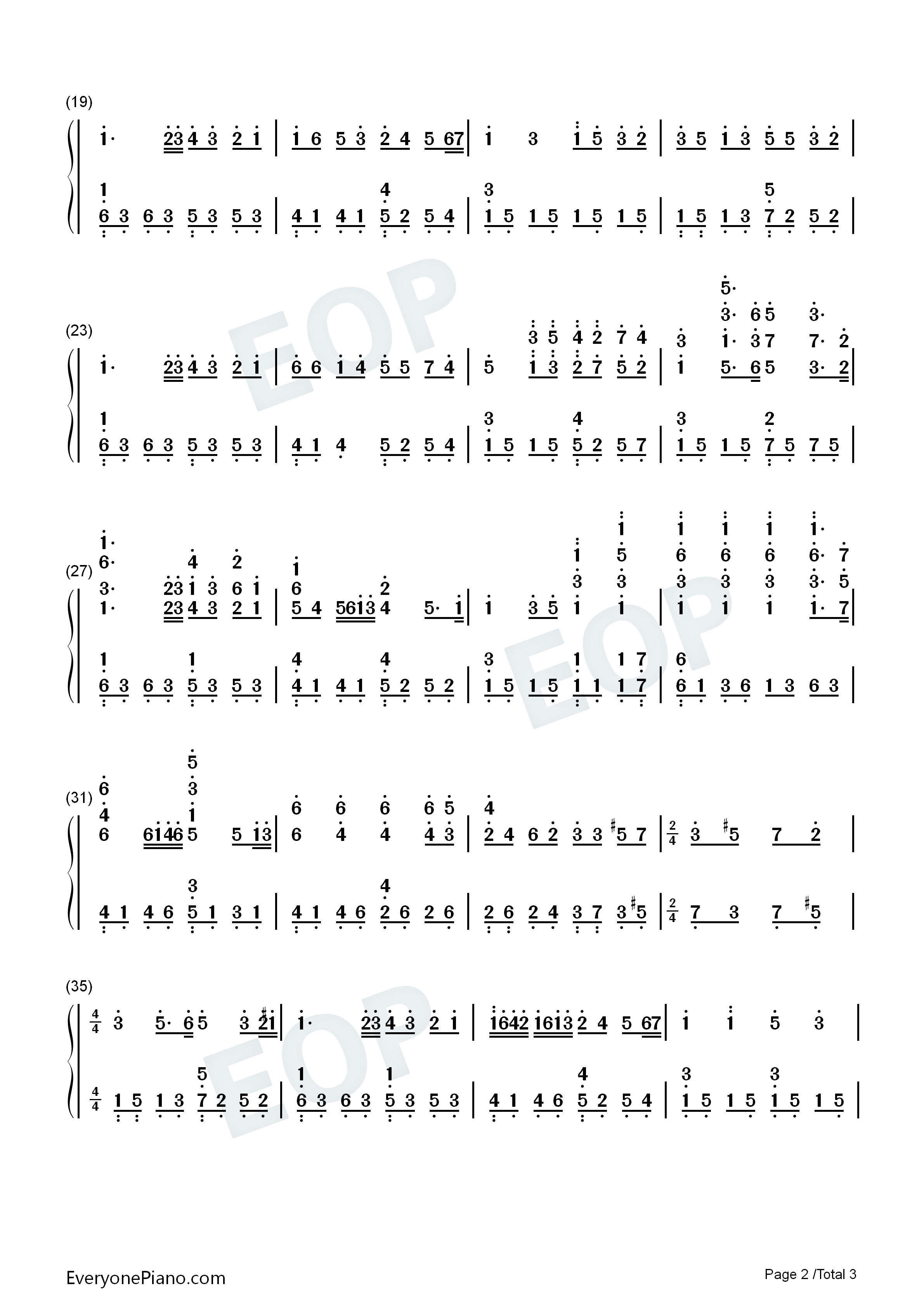 As_the_Deer钢琴简谱_Martin_J._Nystrom演唱