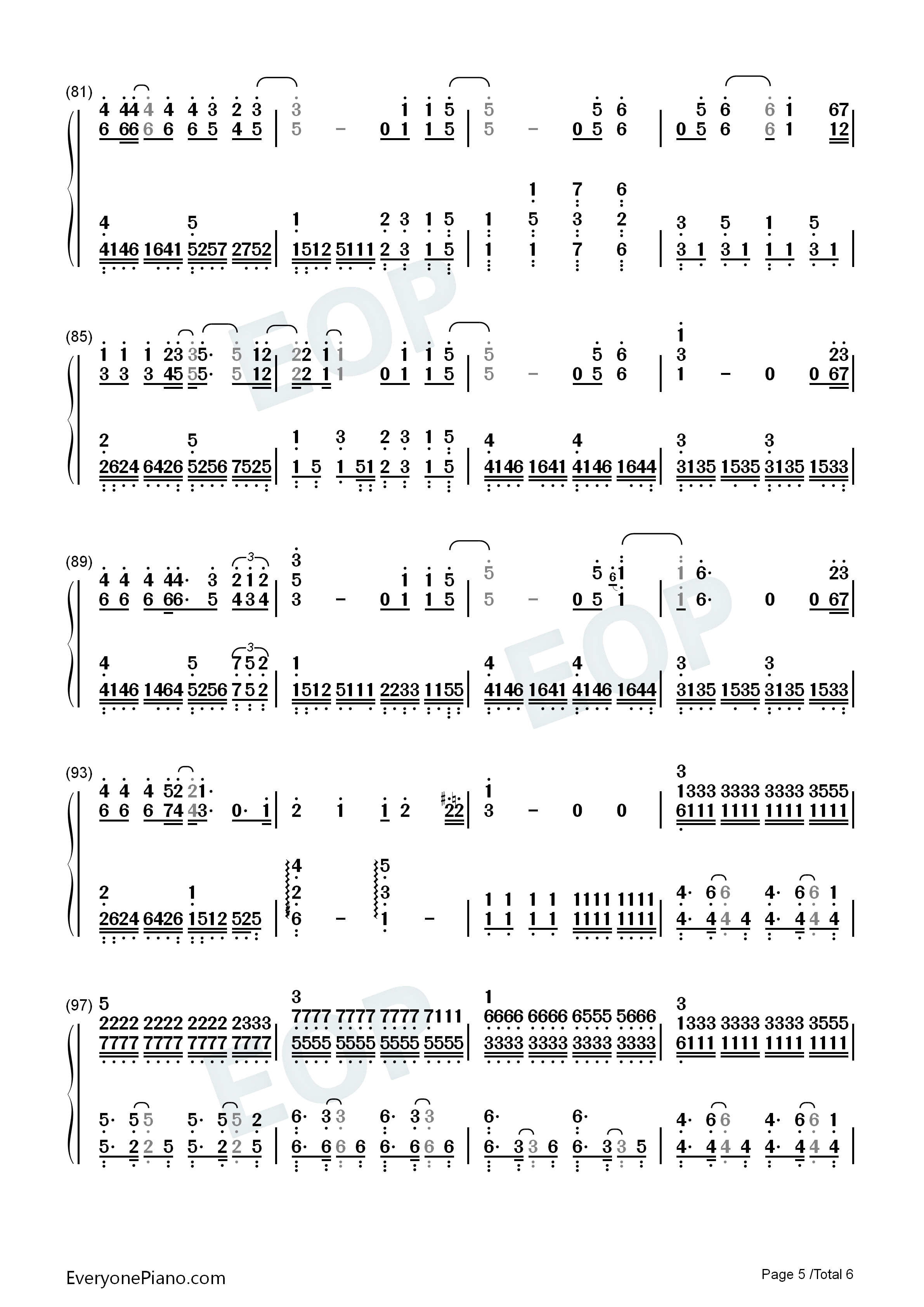 很奇怪我爱你钢琴简谱_张杰演唱