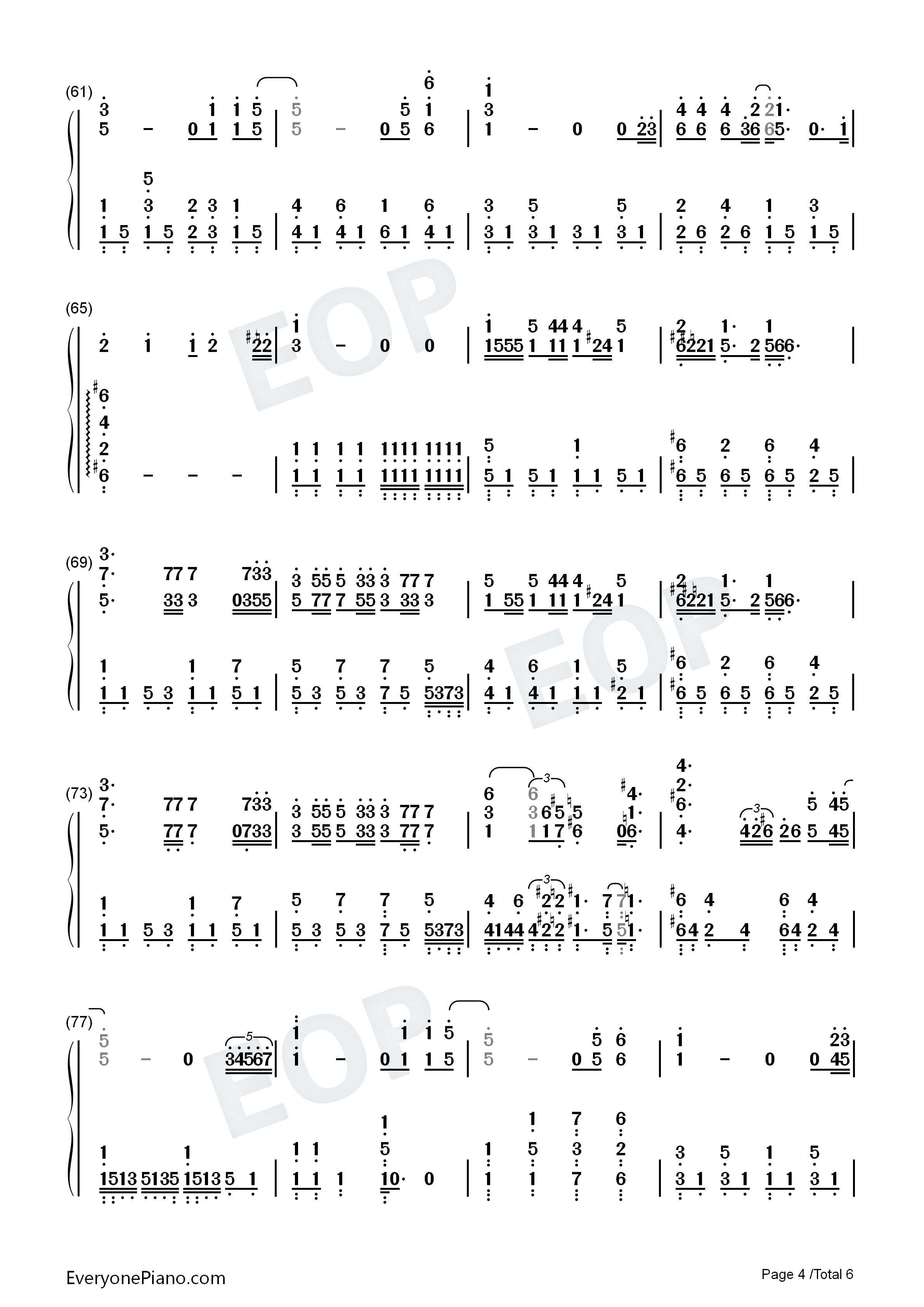 很奇怪我爱你钢琴简谱_张杰演唱