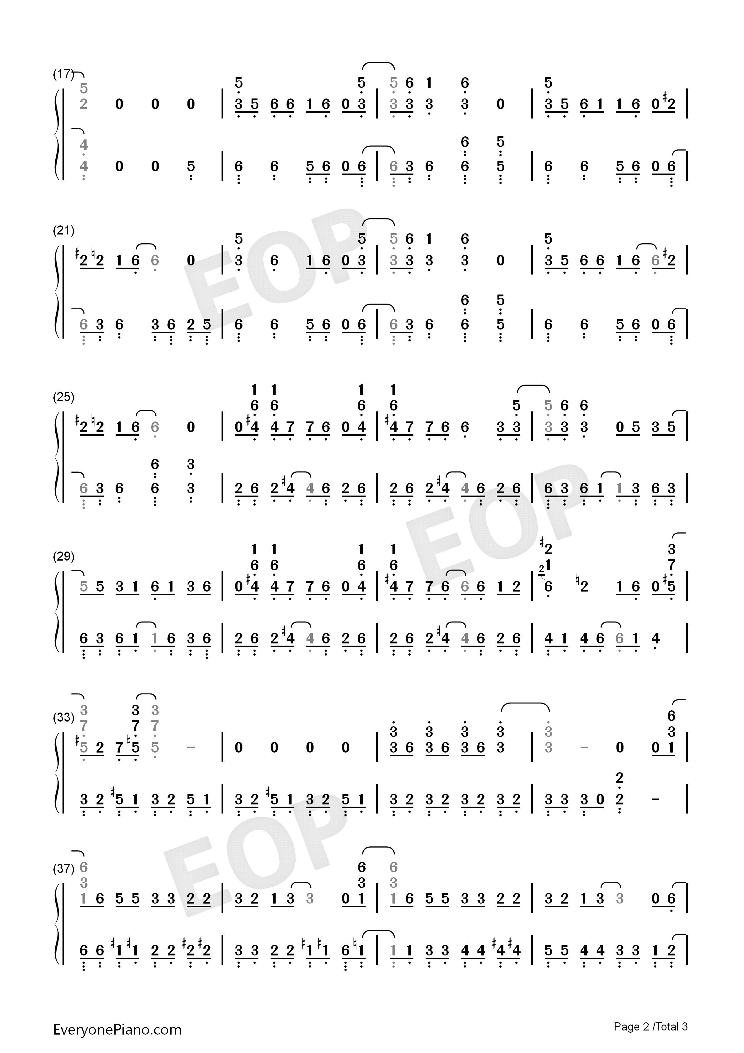 プレパレード钢琴简谱_钉宫理恵&堀江由衣&喜多村英梨演唱