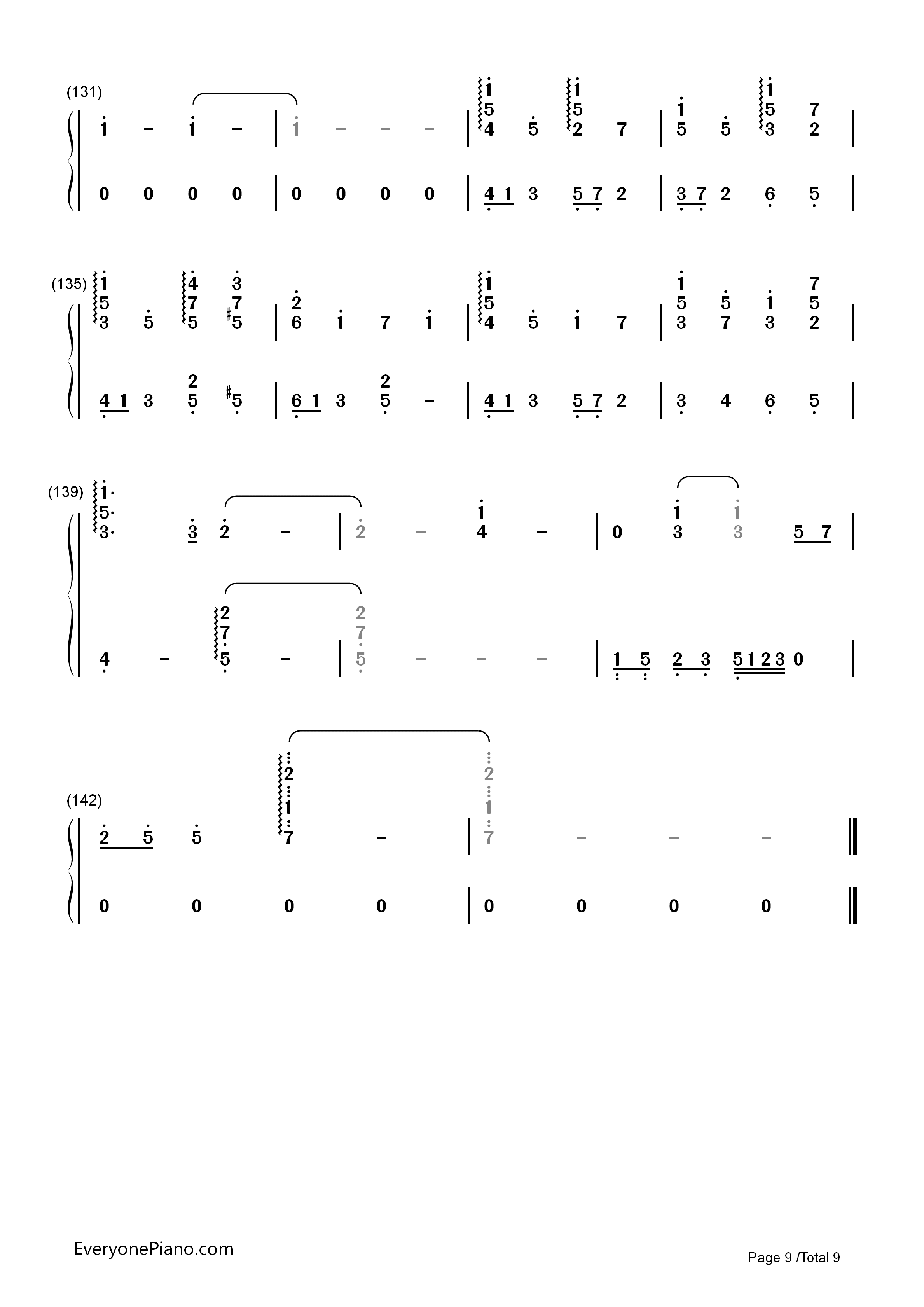 Pianissimo钢琴简谱_初音ミク演唱