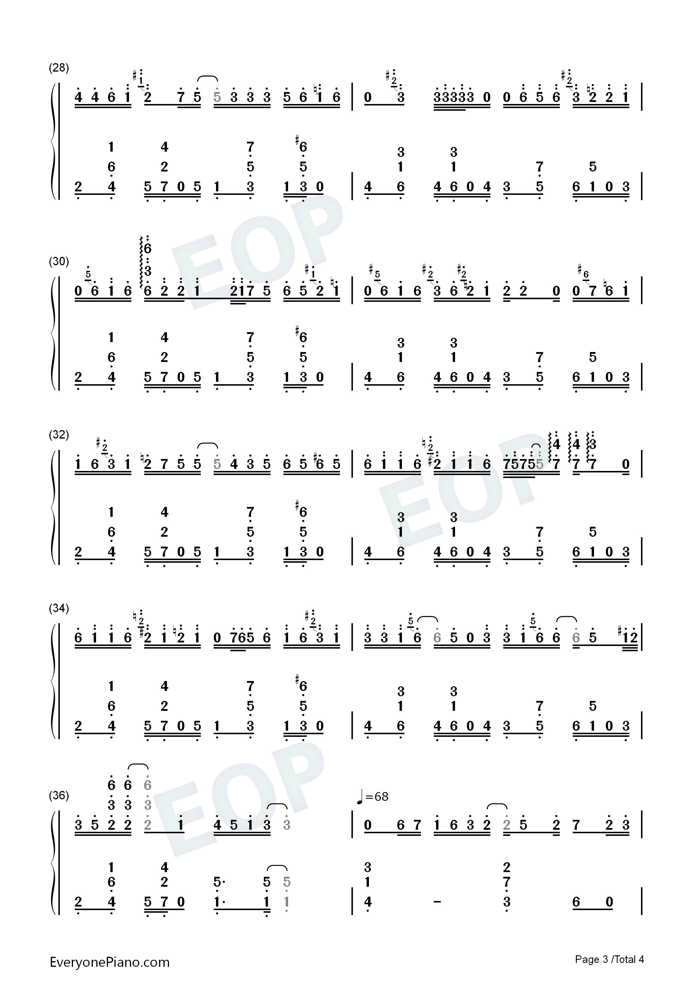 Say_You_Love_Me钢琴简谱_Patti_Austin演唱