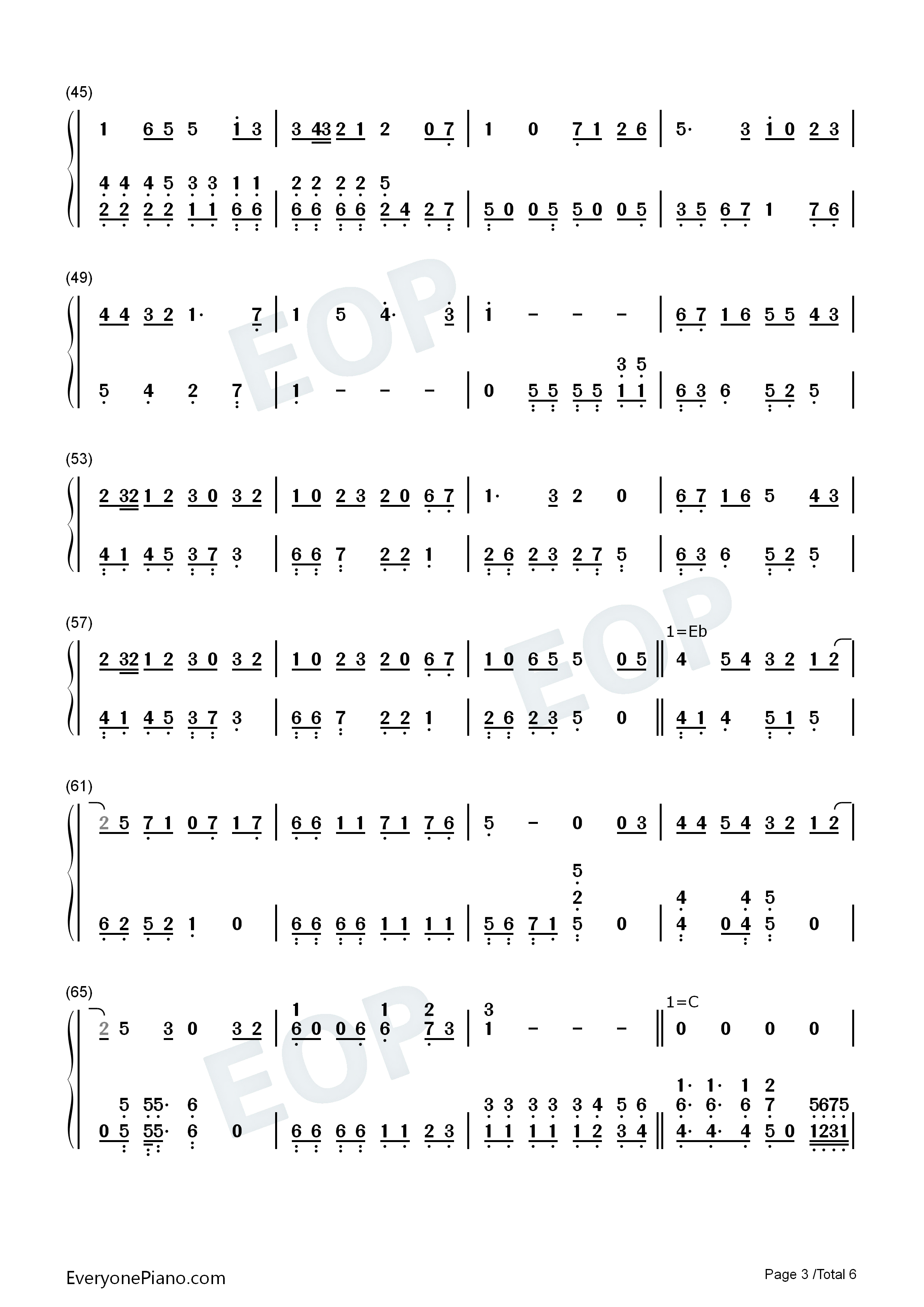 突然钢琴简谱_FIELD_OF_VIEW演唱