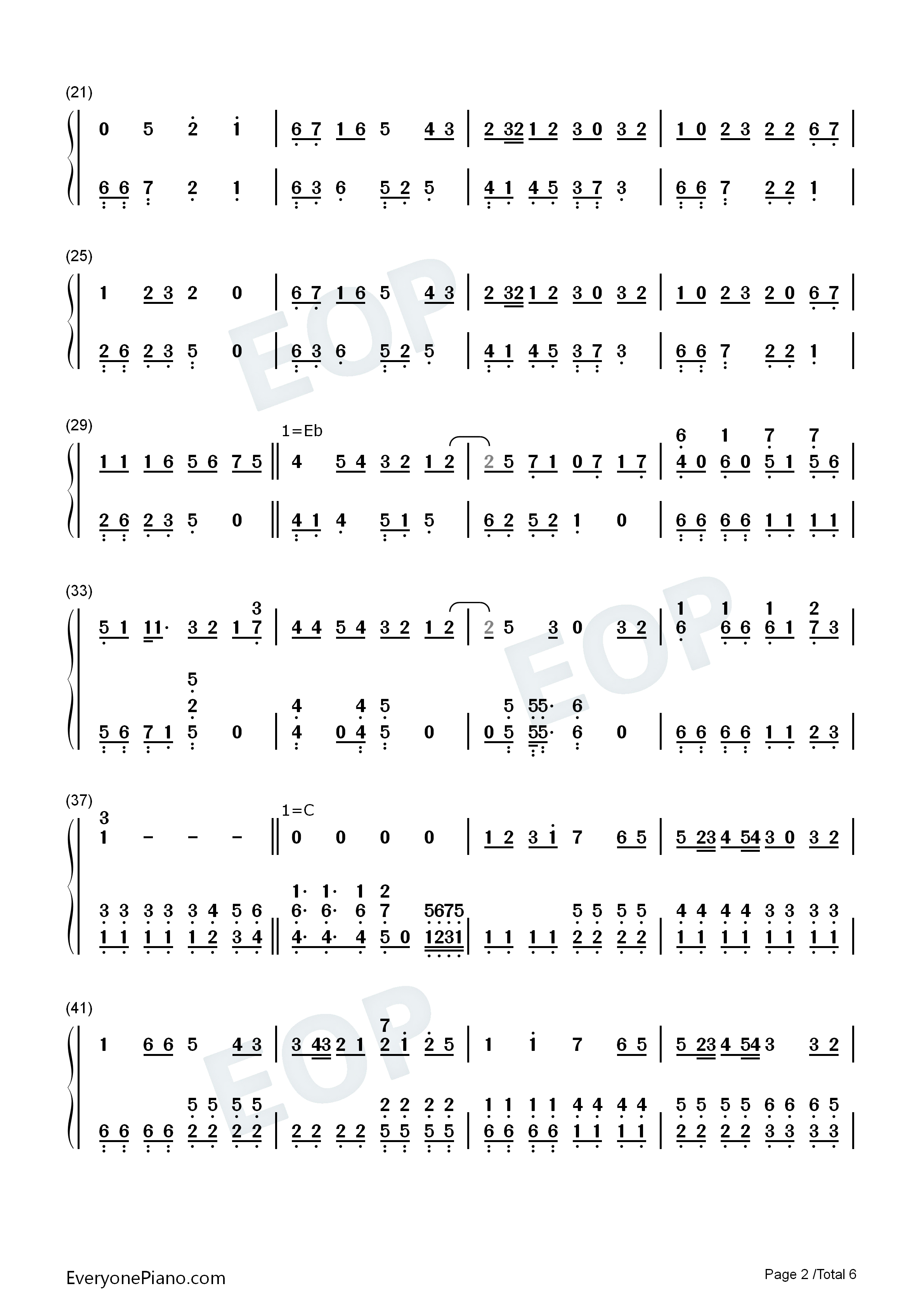 突然钢琴简谱_FIELD_OF_VIEW演唱