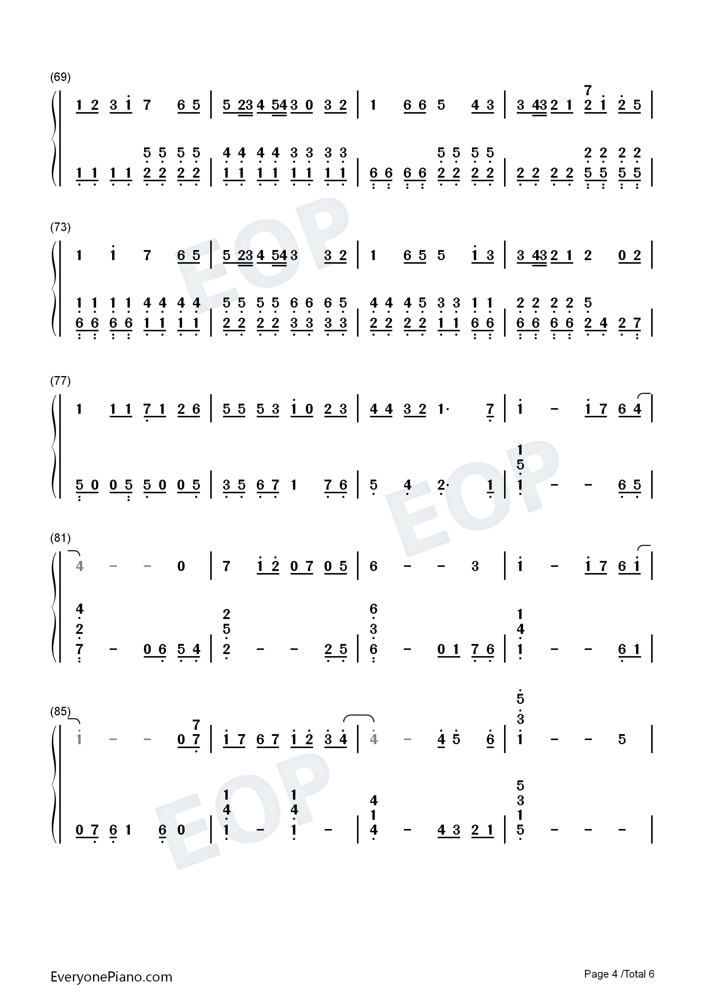 突然钢琴简谱_FIELD_OF_VIEW演唱