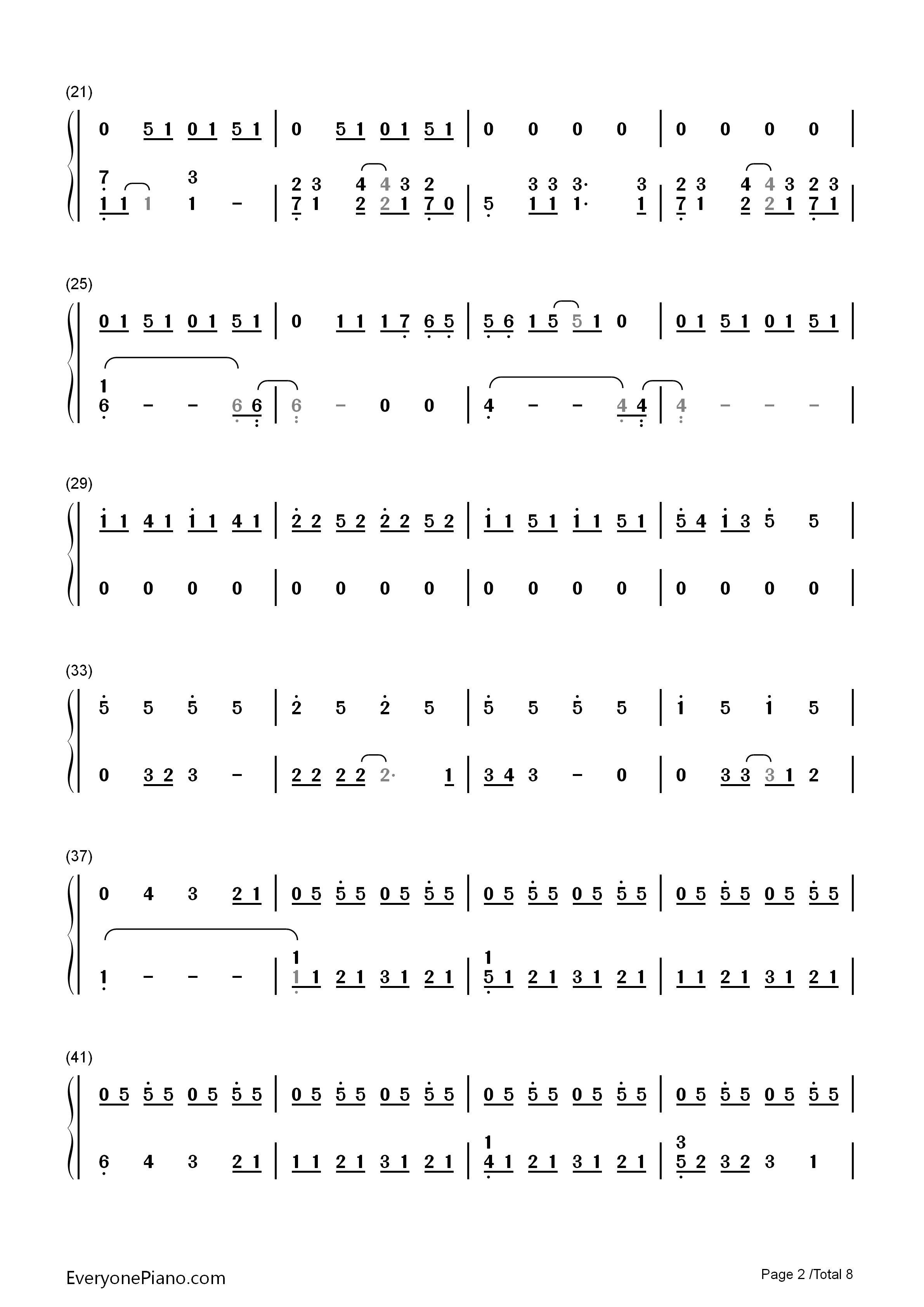 Love_Story_Meets_Viva_La_Vida钢琴简谱_The_Piano_Guys演唱