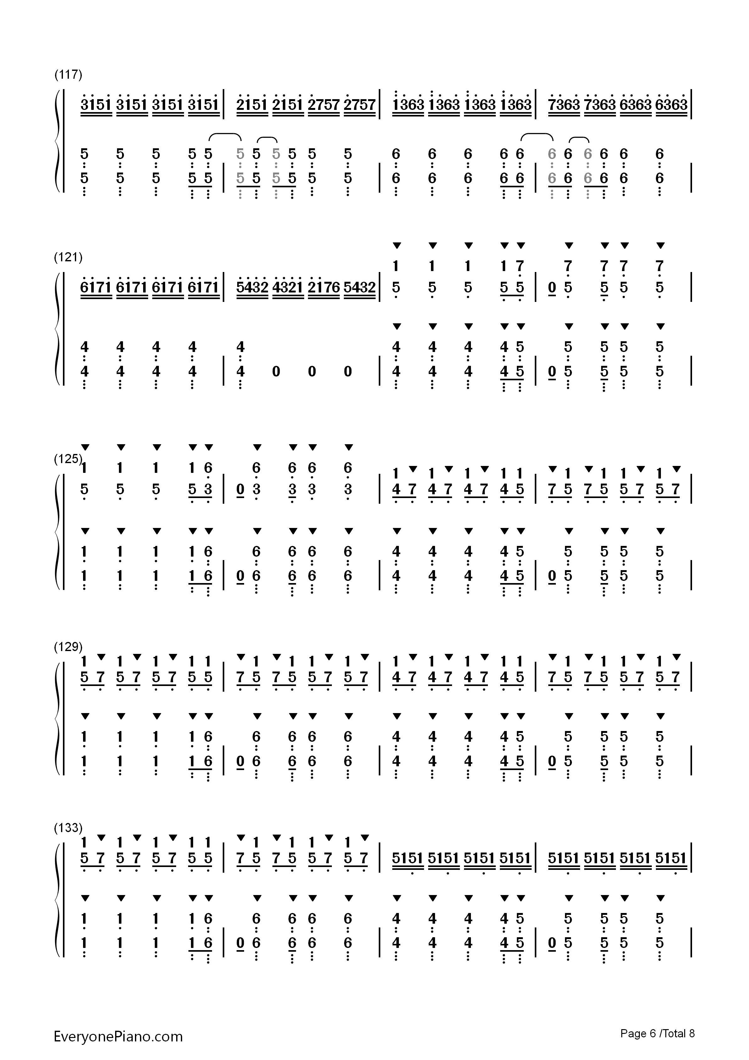 Love_Story_Meets_Viva_La_Vida钢琴简谱_The_Piano_Guys演唱