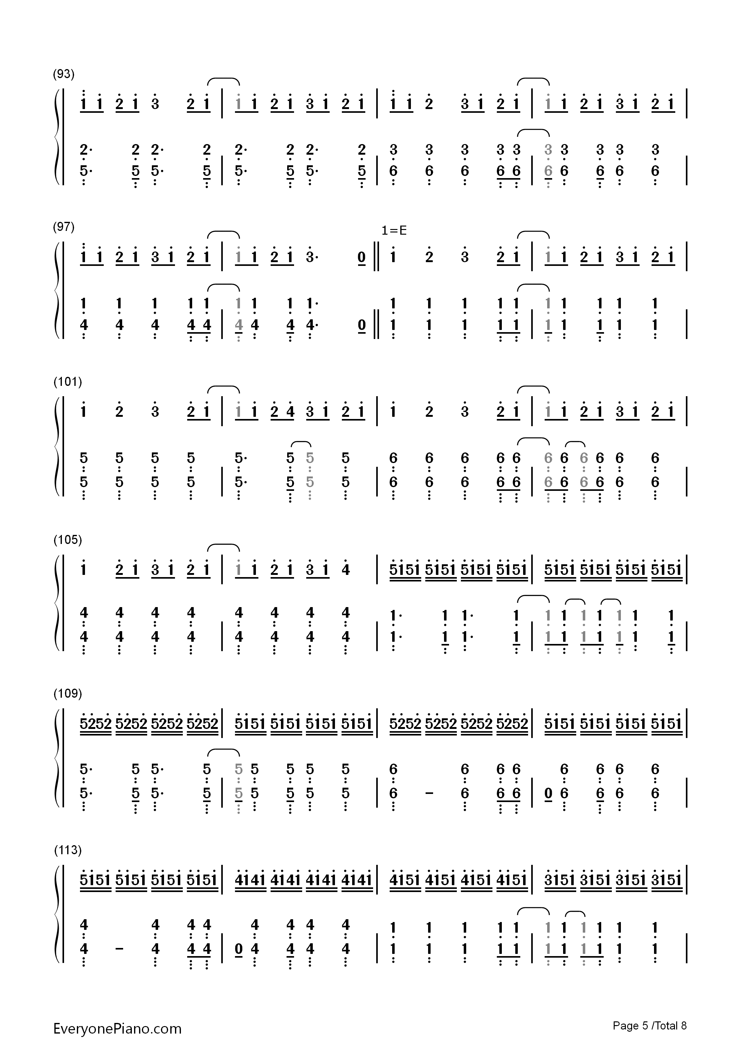 Love_Story_Meets_Viva_La_Vida钢琴简谱_The_Piano_Guys演唱