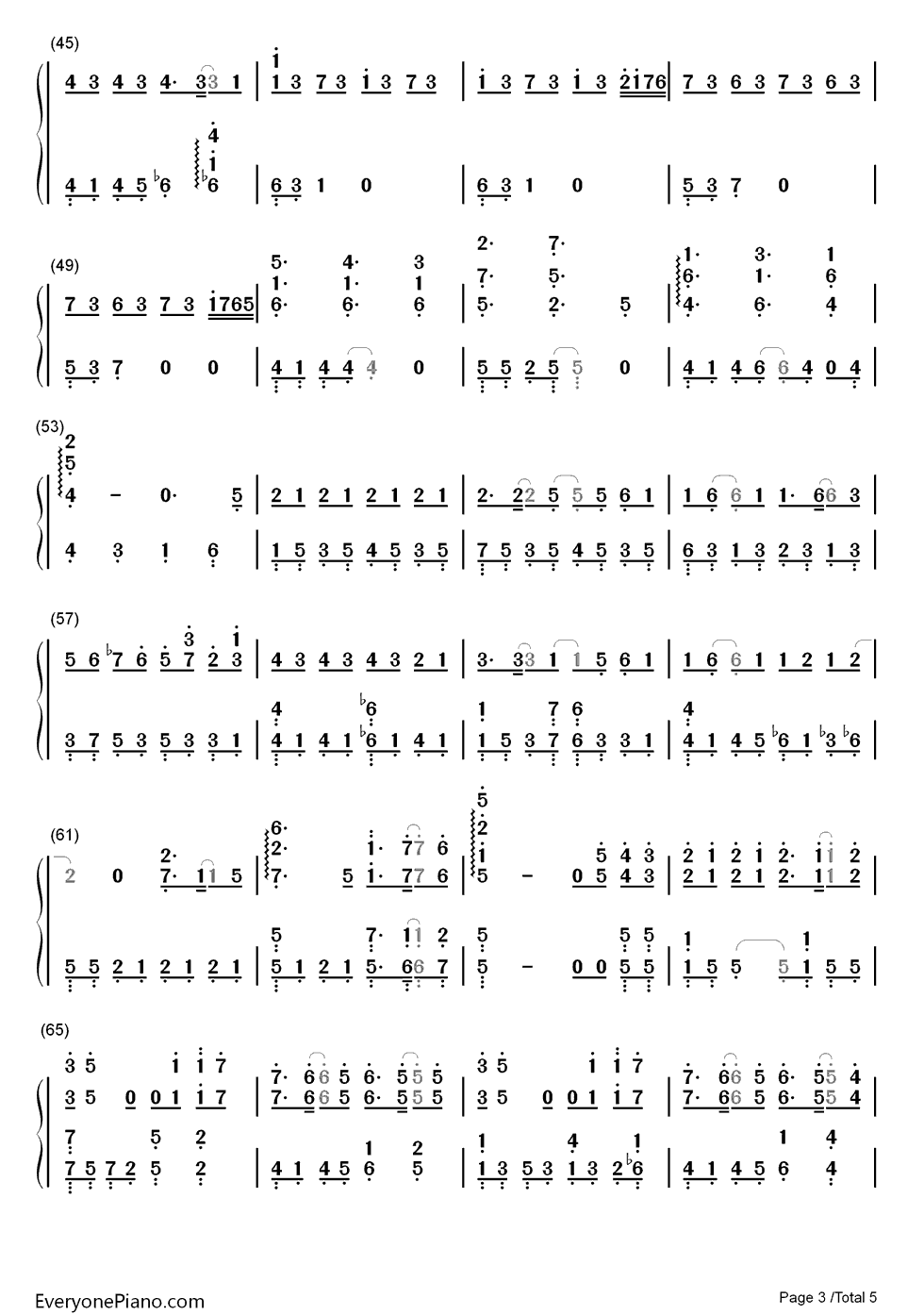 好好过钢琴简谱_胡歌演唱