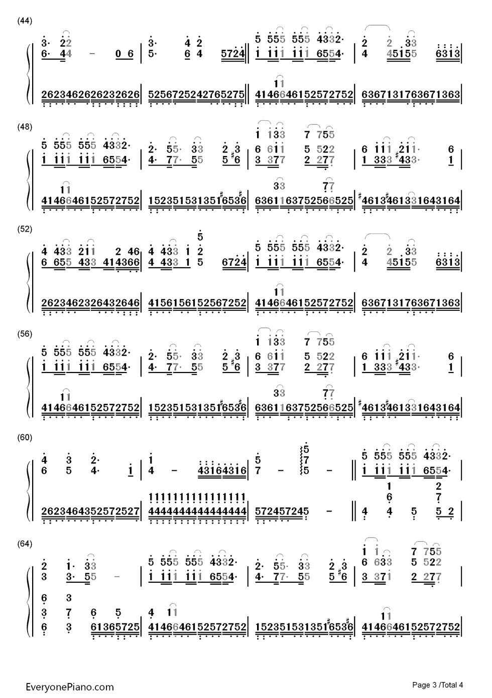 背叛钢琴简谱_曹格演唱