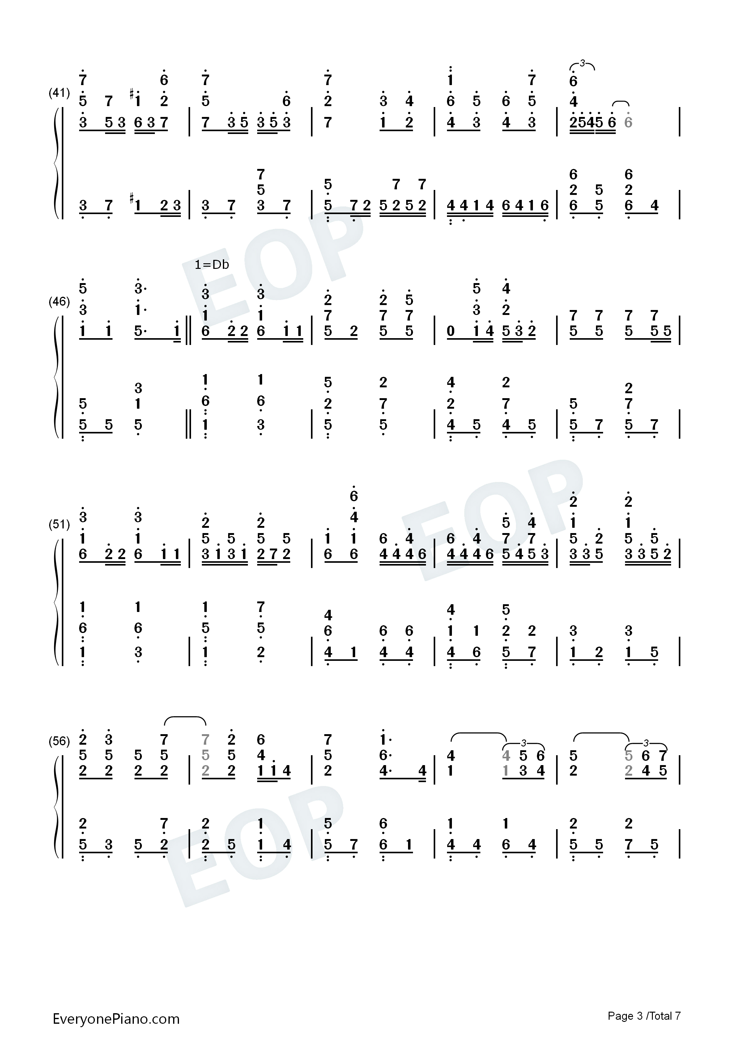 I_See_You钢琴简谱_Leona_Lewis演唱