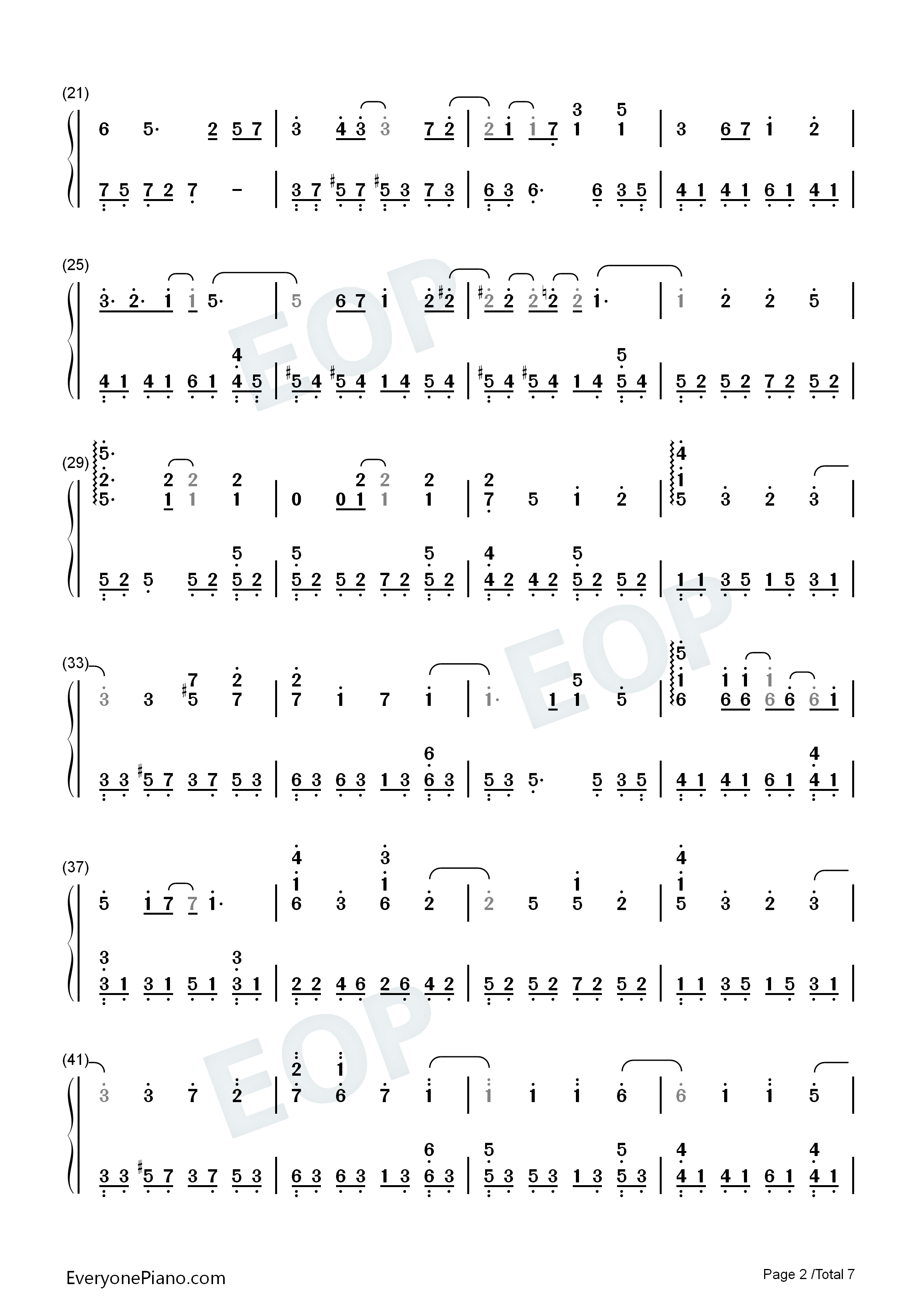 樱花树下钢琴简谱_张敬轩演唱