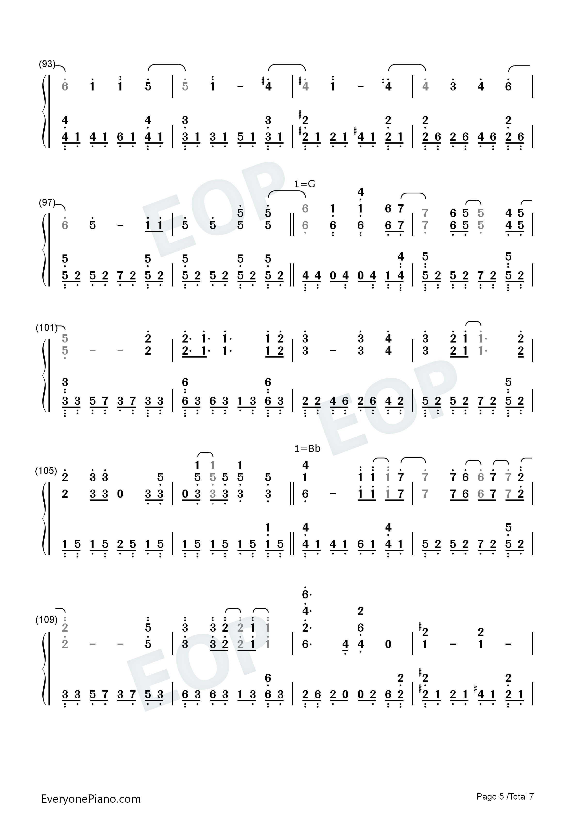 樱花树下钢琴简谱_张敬轩演唱