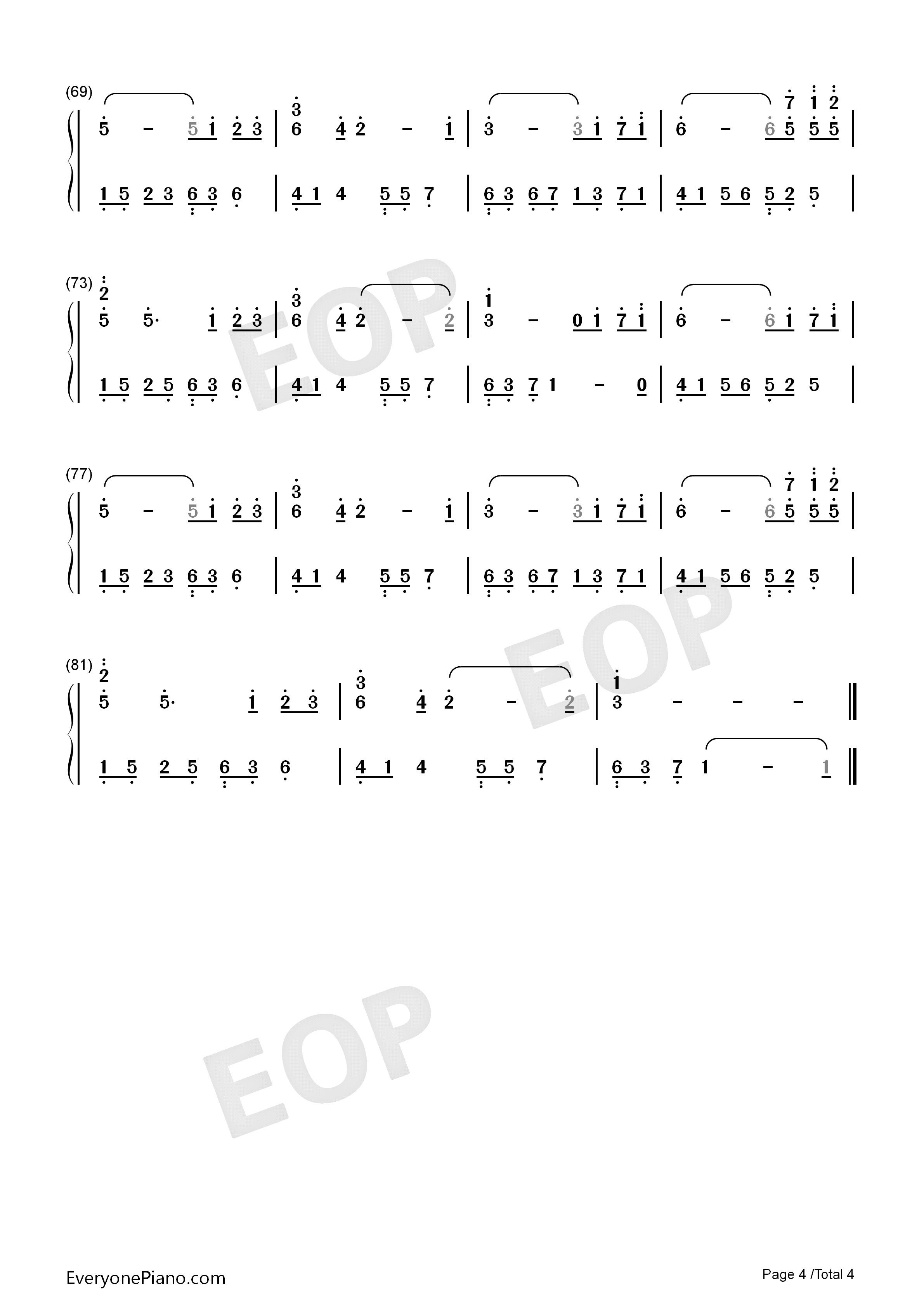 In_The_Wind钢琴简谱_July演唱