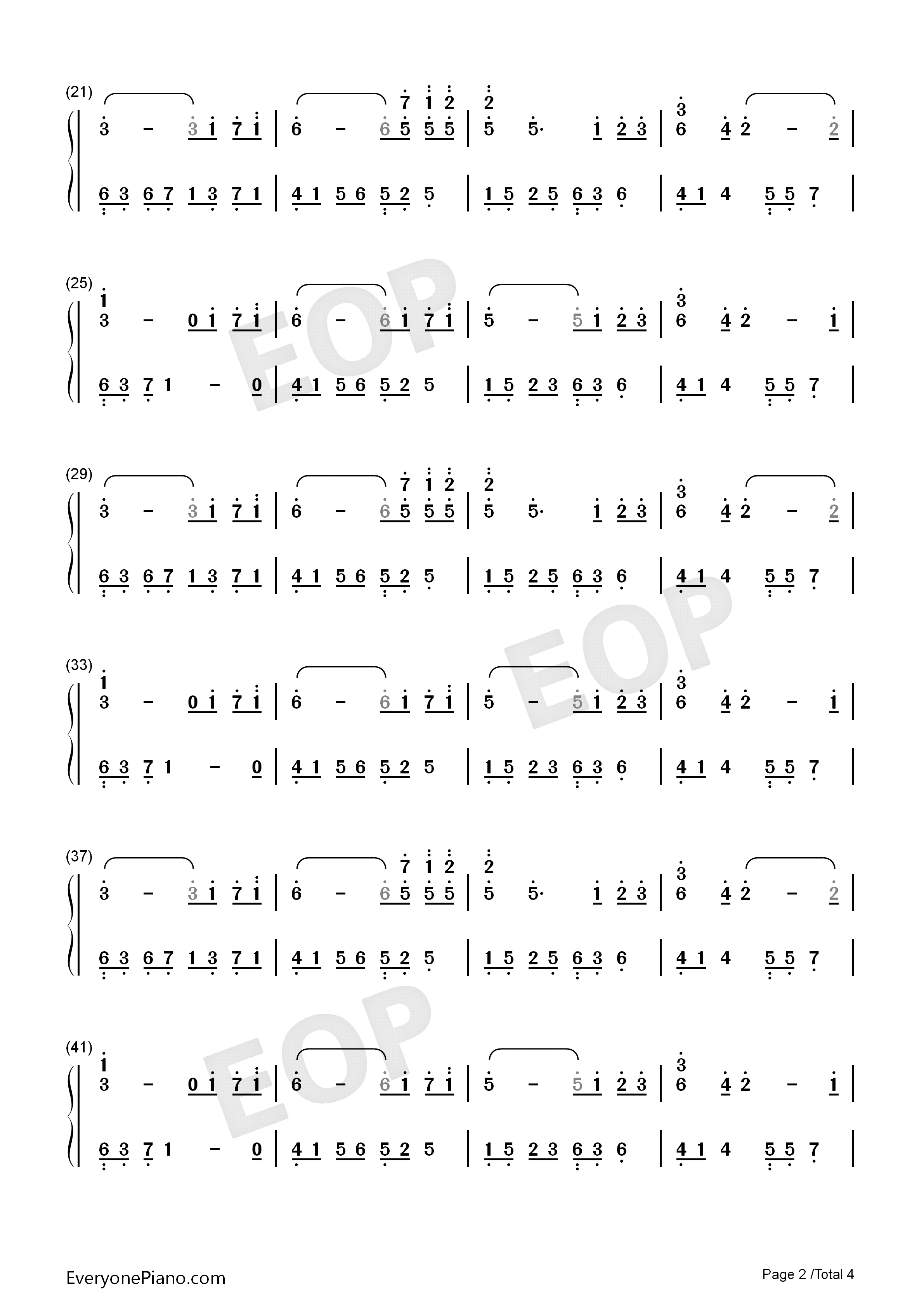 In_The_Wind钢琴简谱_July演唱