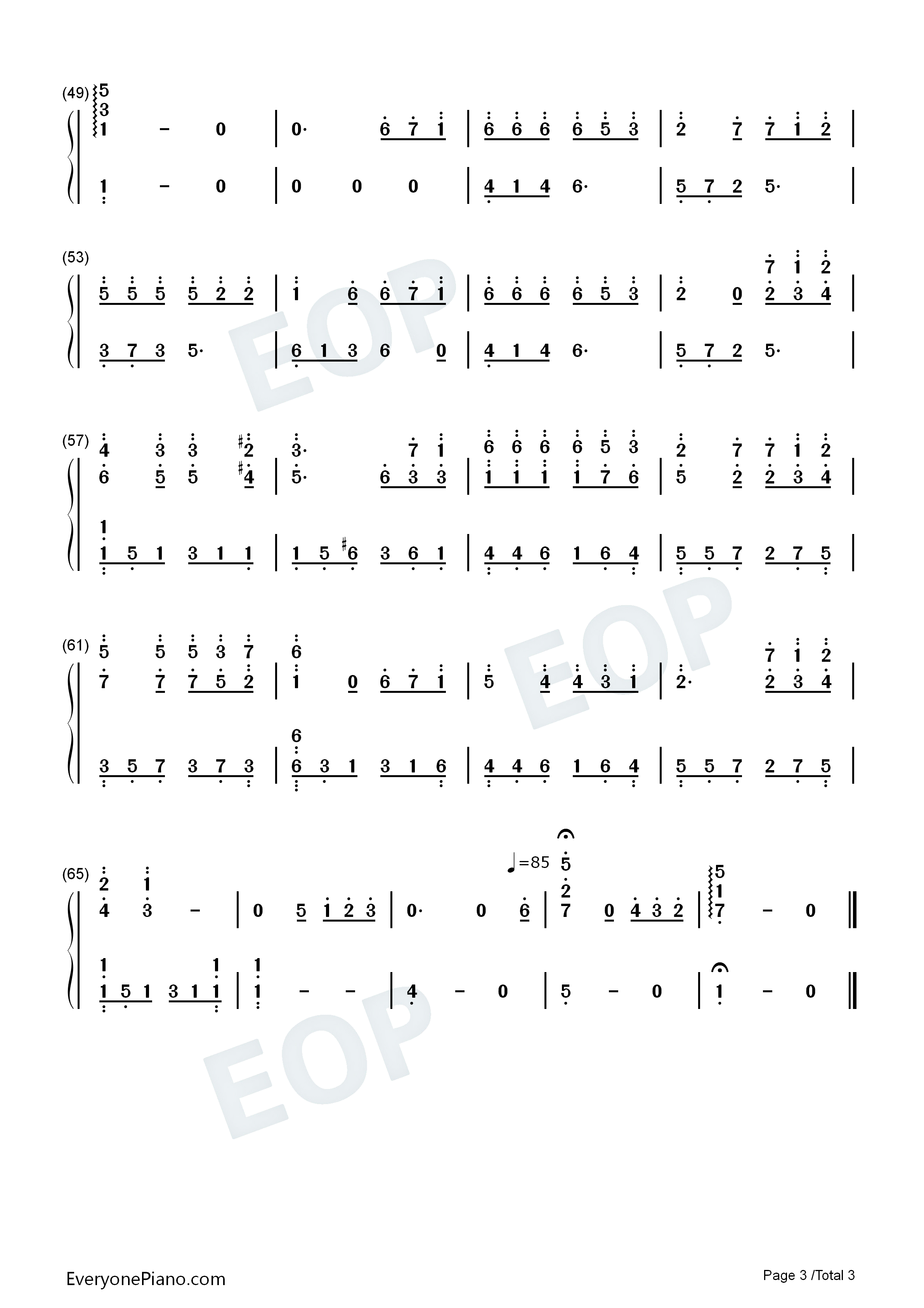 闹够了没有钢琴简谱_赖伟锋演唱