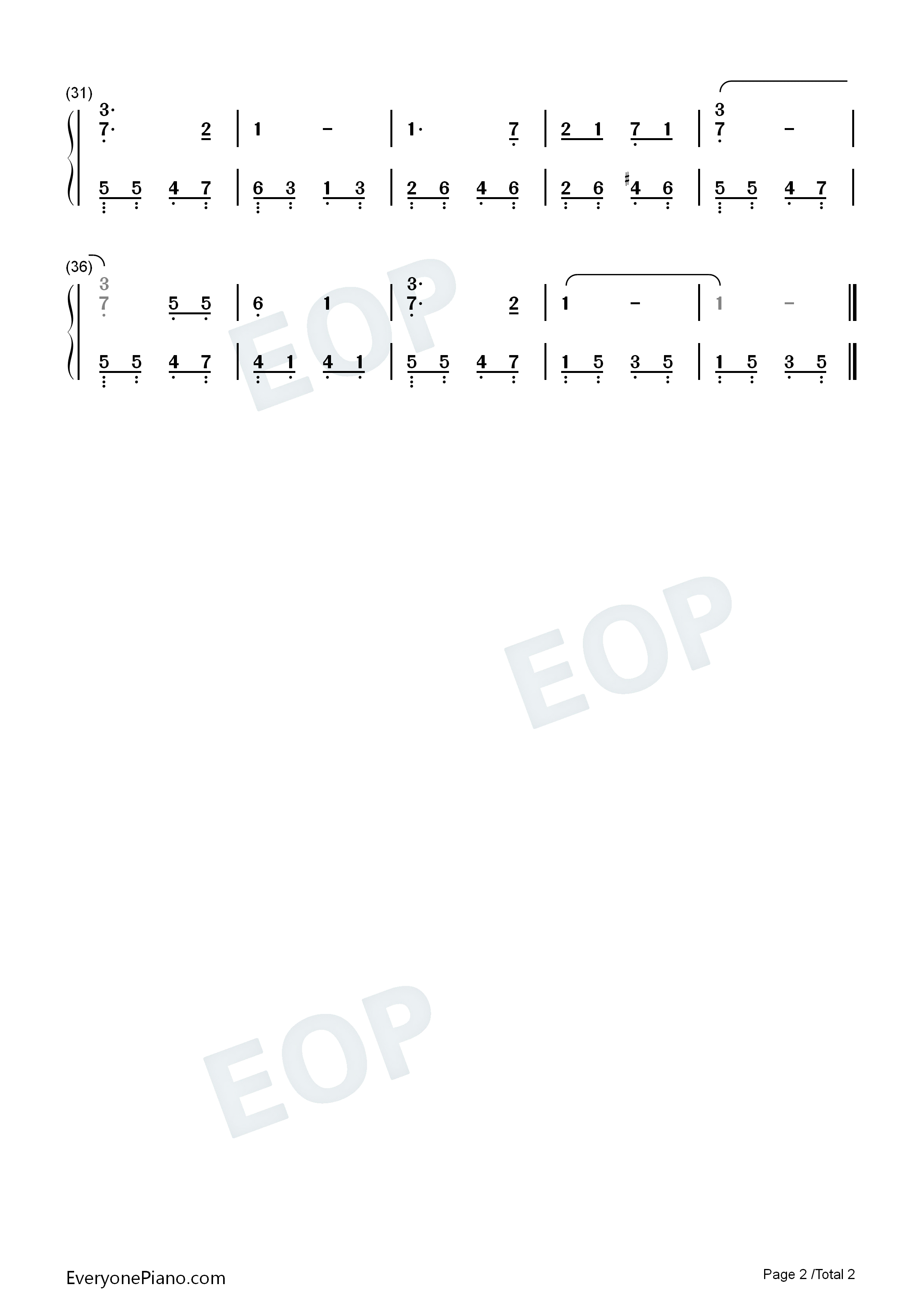 在黃昏钢琴简谱_哈里森演唱