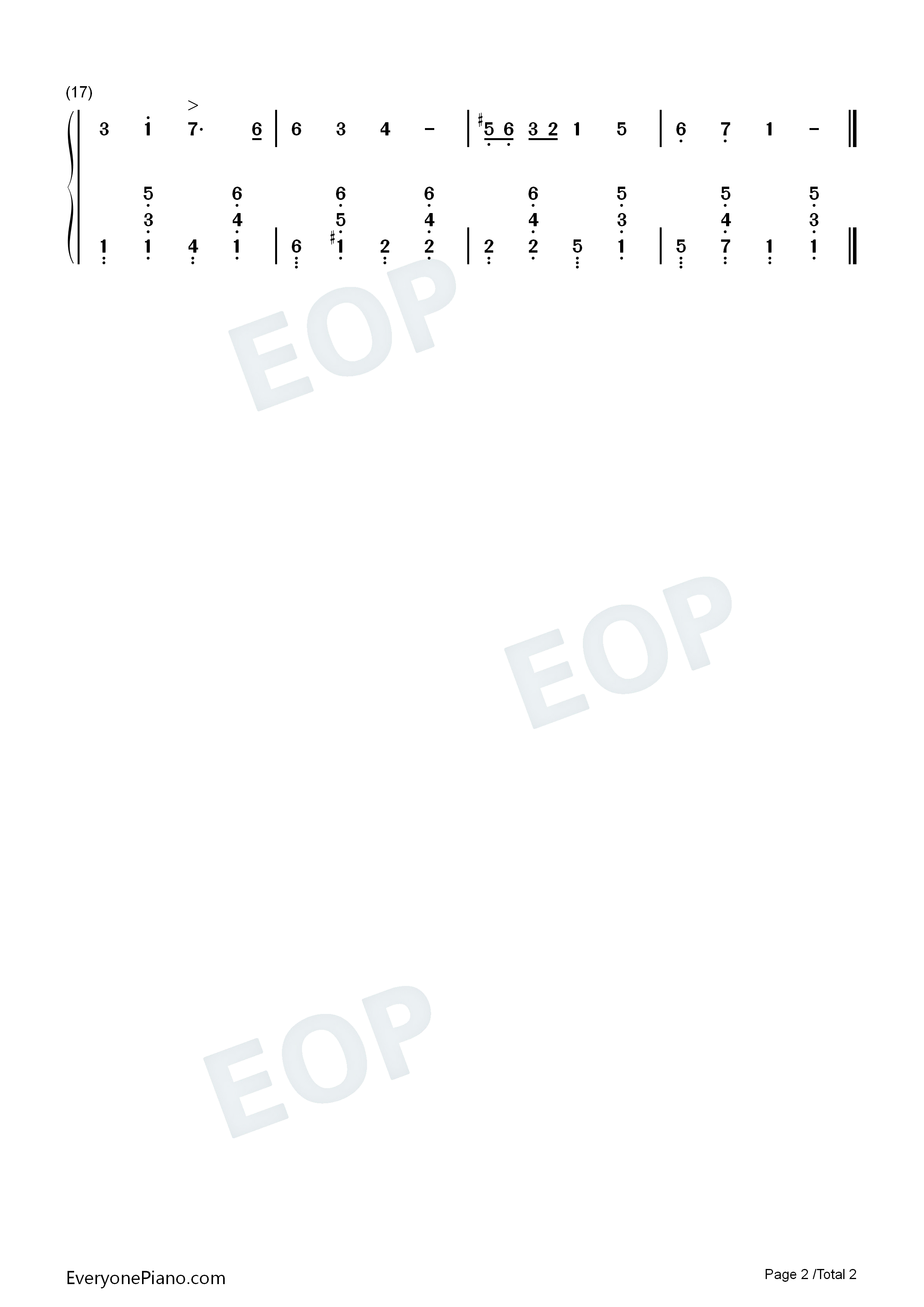 冬天的故事钢琴简谱_A.契布尔卡演唱