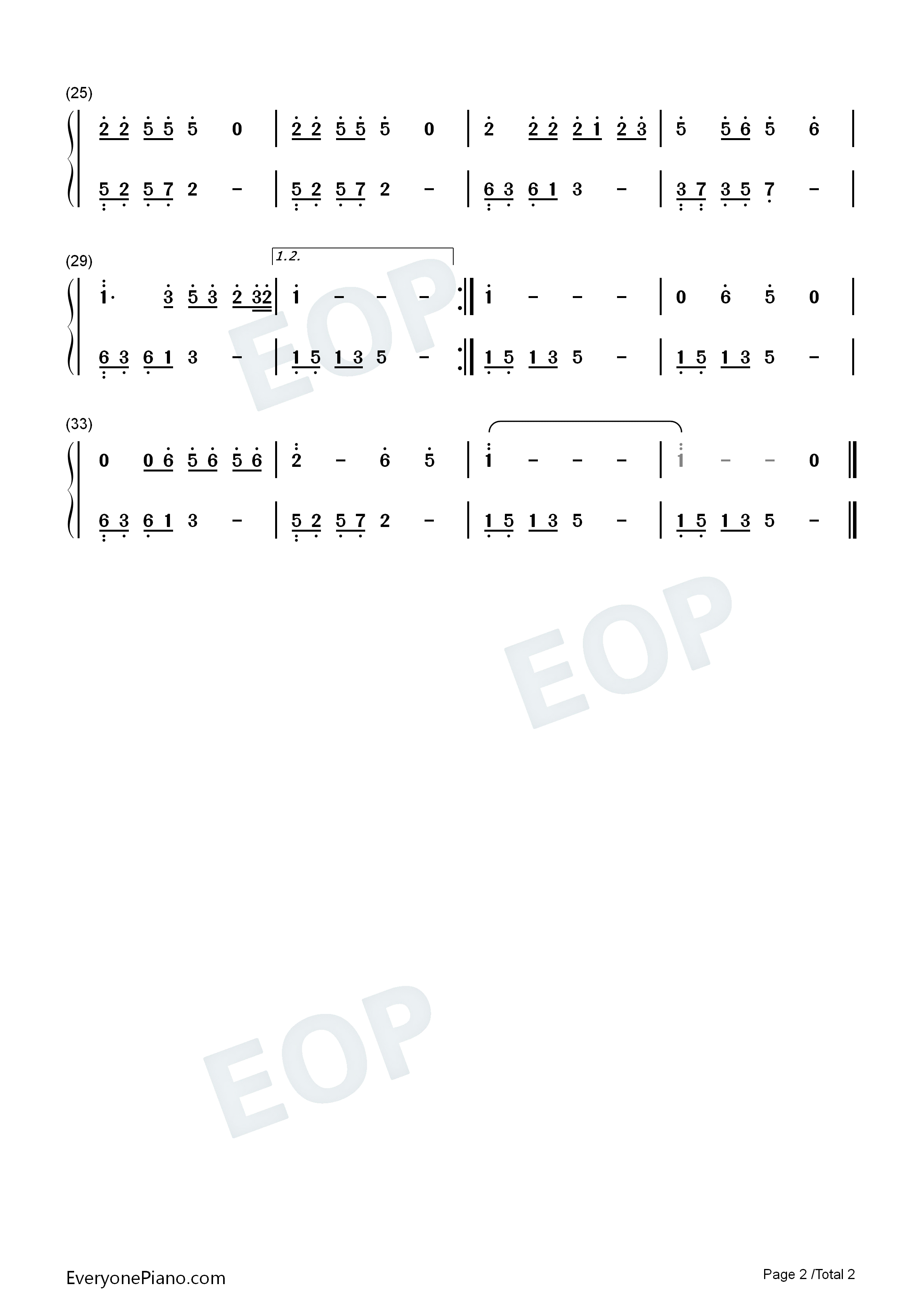 回娘家钢琴简谱_邓丽君演唱