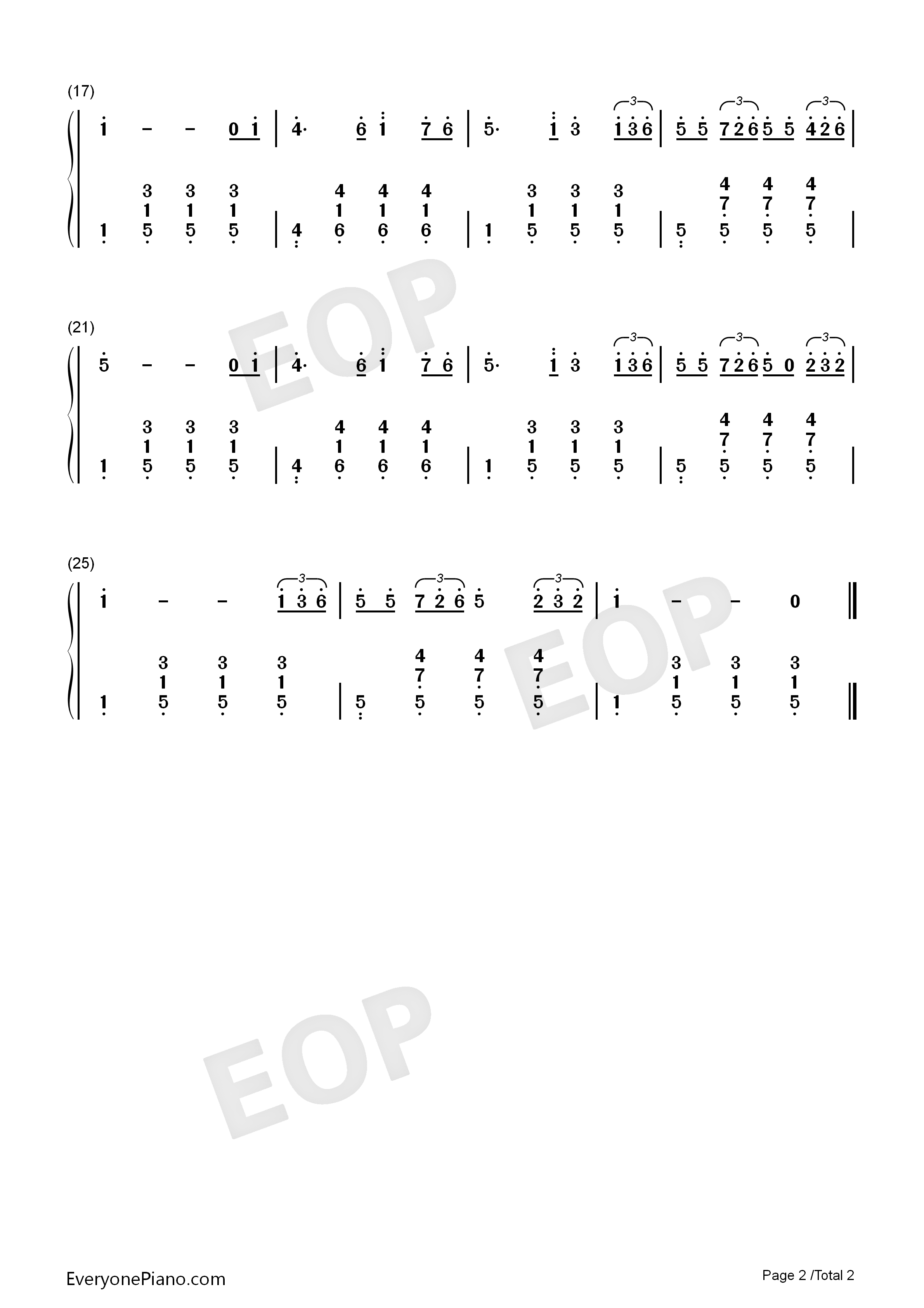 东方之珠钢琴简谱_罗大佑演唱