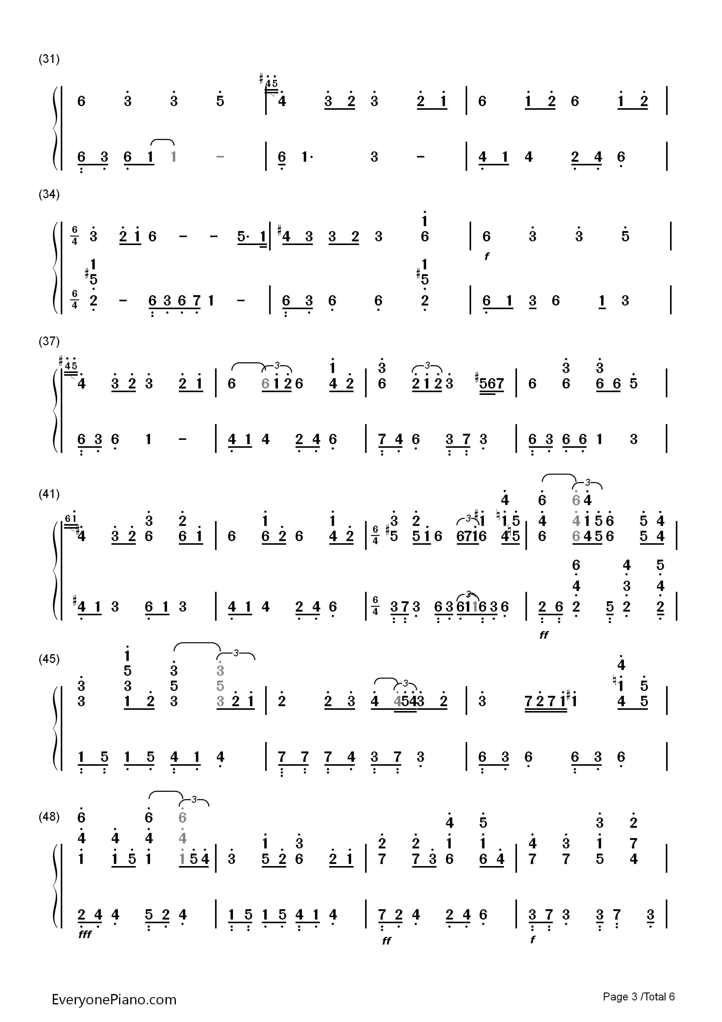 うたわれるもの钢琴简谱_仲村美悠_安瀬圣演唱