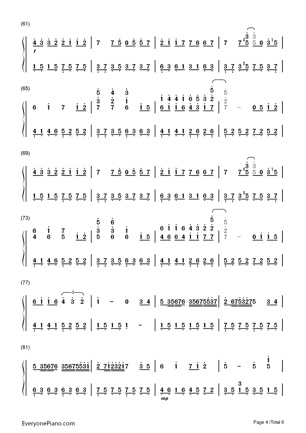 你被写在我的歌里钢琴简谱_苏打绿&陈嘉桦演唱