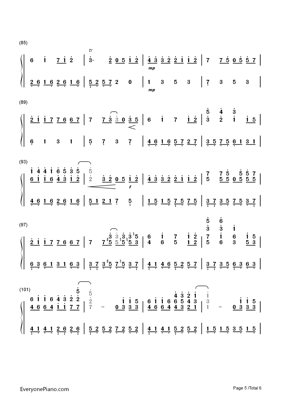 你被写在我的歌里钢琴简谱_苏打绿&陈嘉桦演唱