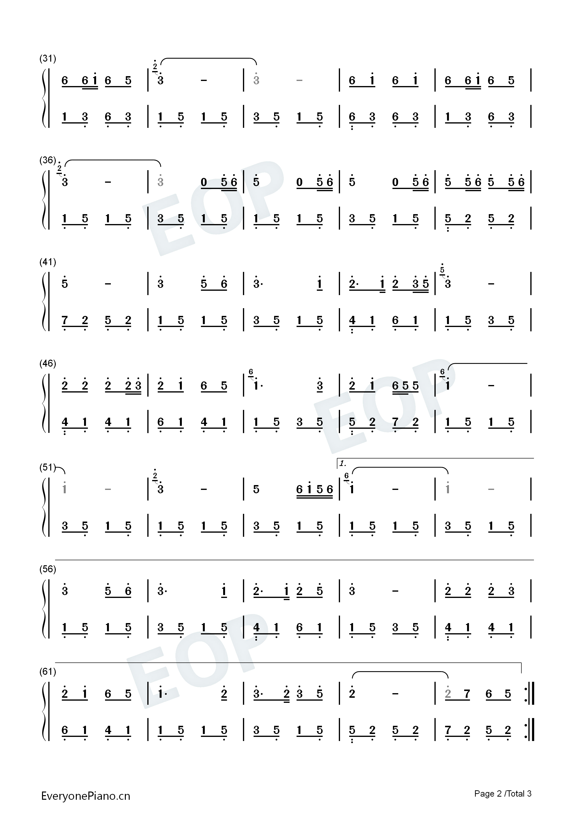 甜蜜蜜钢琴简谱_邓丽君演唱