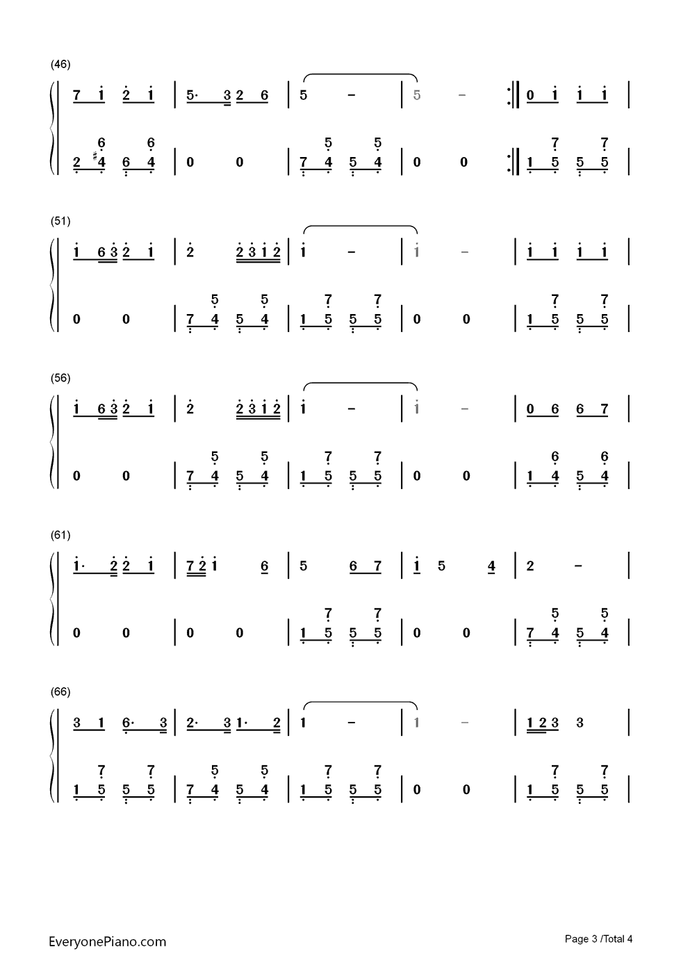 祝酒歌钢琴简谱_李光羲演唱