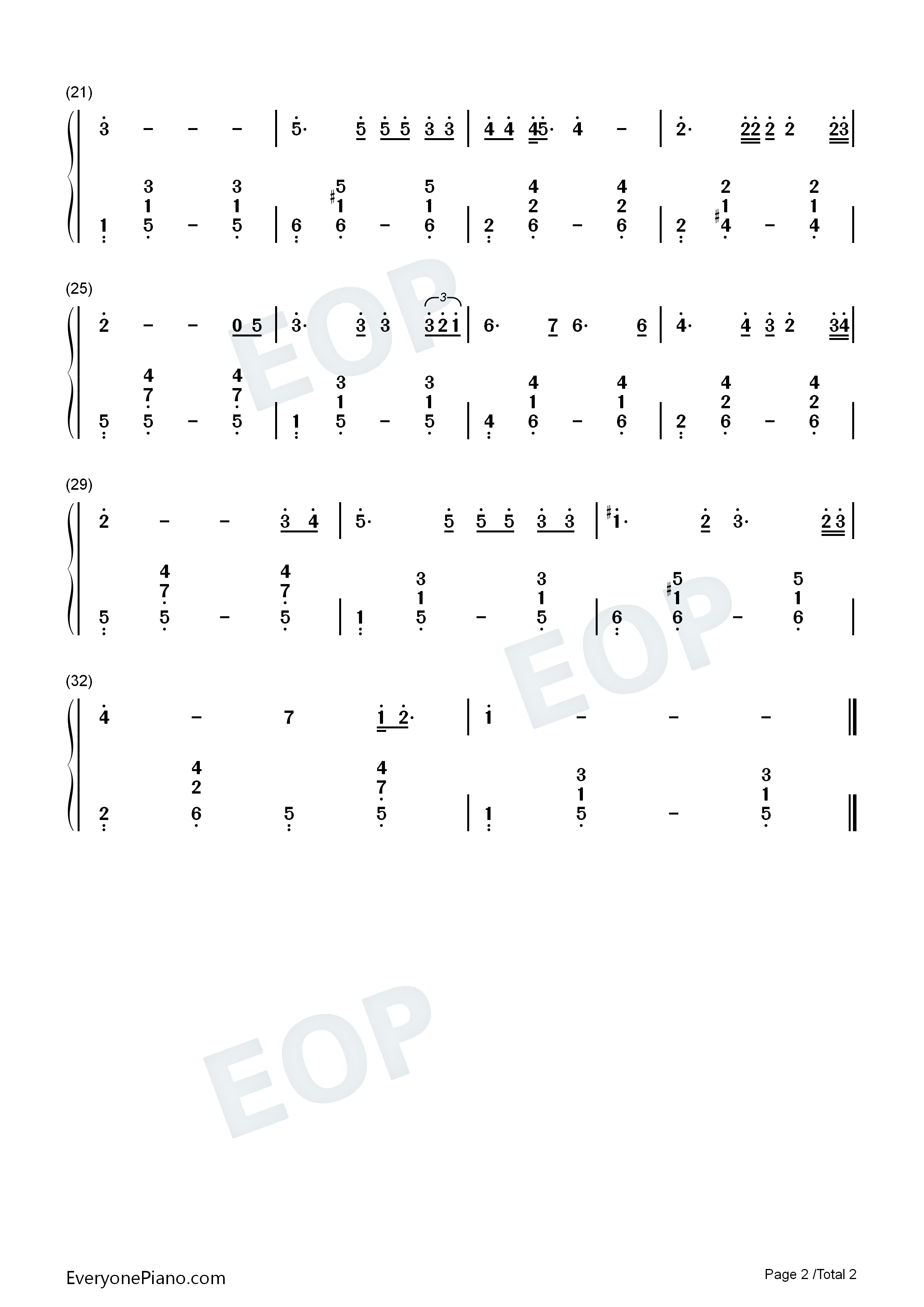 爱的箴言钢琴简谱_邓丽君演唱