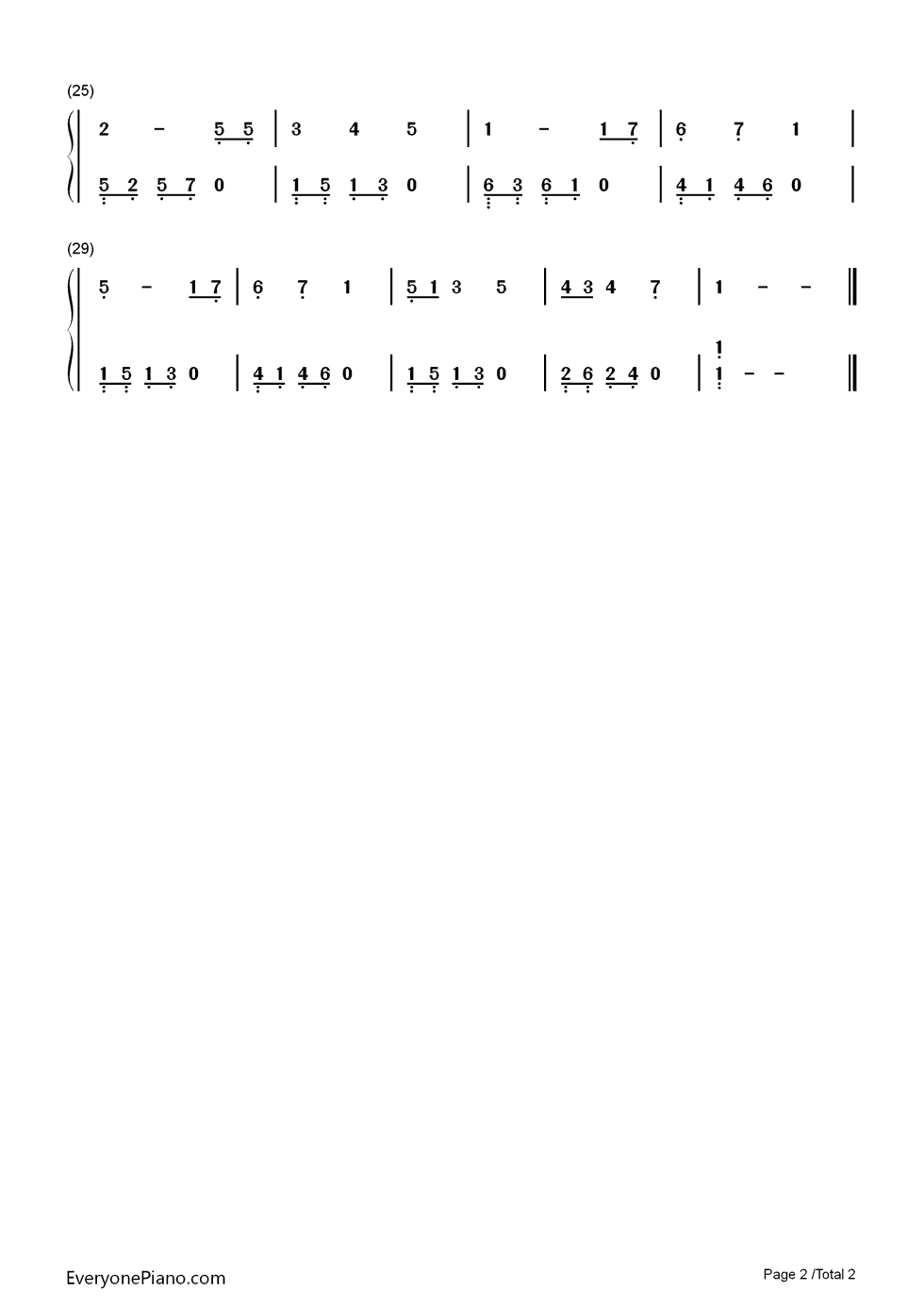 因你与我同行钢琴简谱_贾博演唱